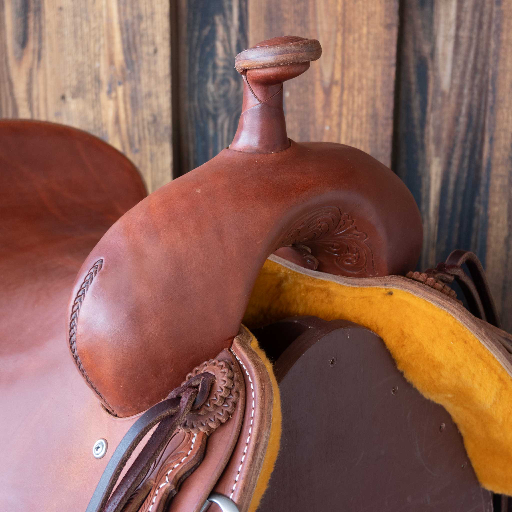 16.5" AUSTIN VALIMONT RANCH CUTTER SADDLE - Image 2