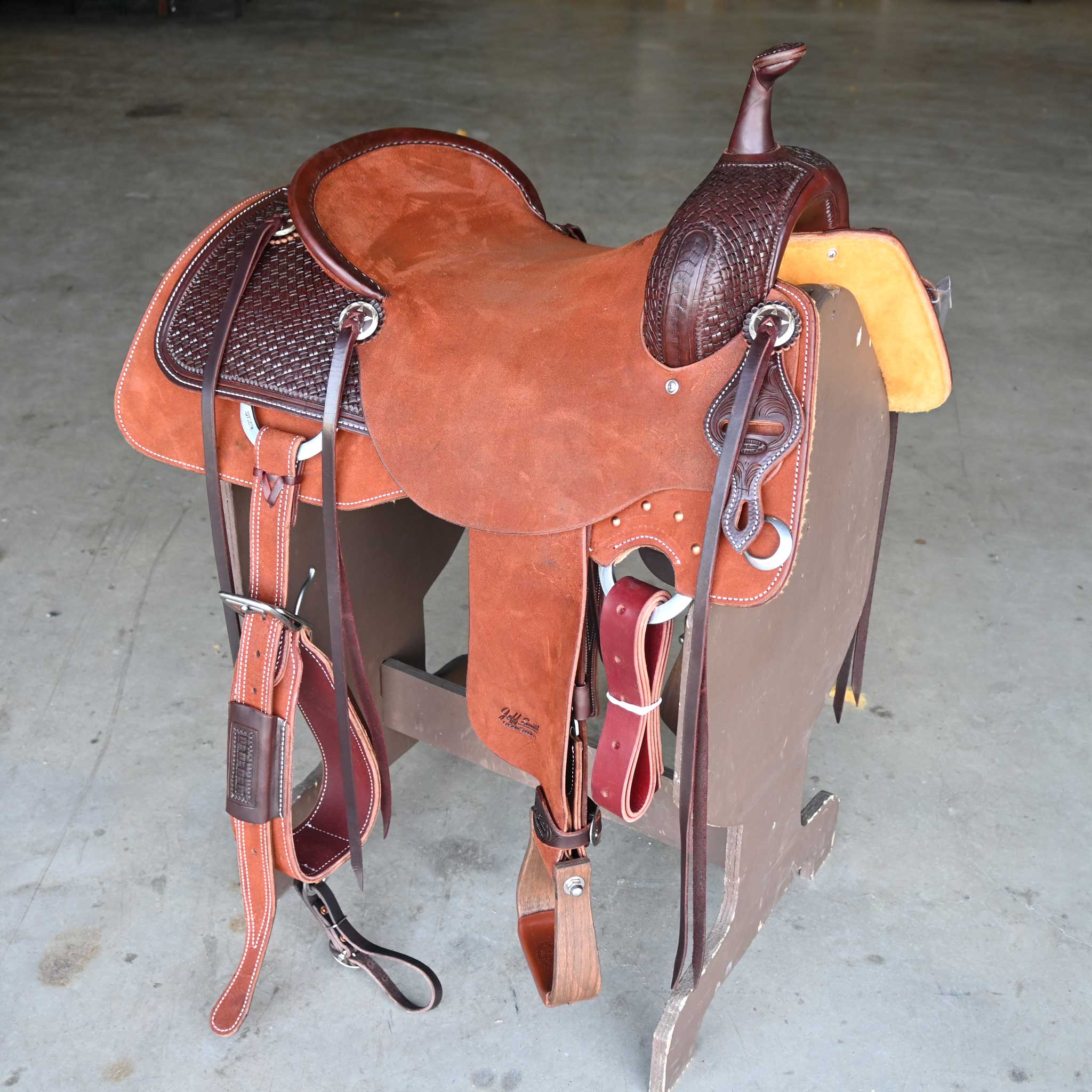 16.5" JEFF SMITH BUSTER WELCH CUTTING SADDLE