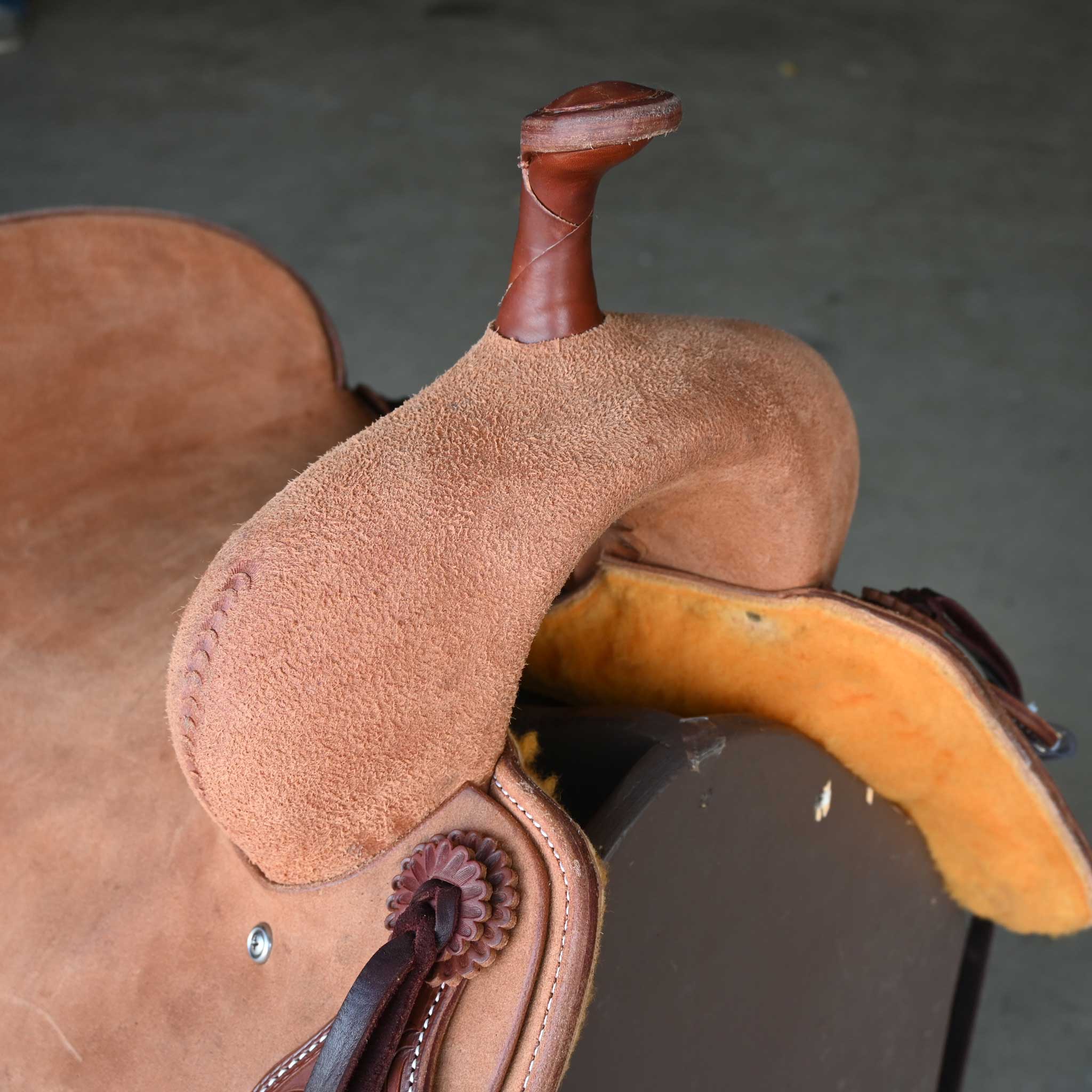 16.5" JEFF SMITH BUSTER WELCH CUTTING SADDLE - Image 2