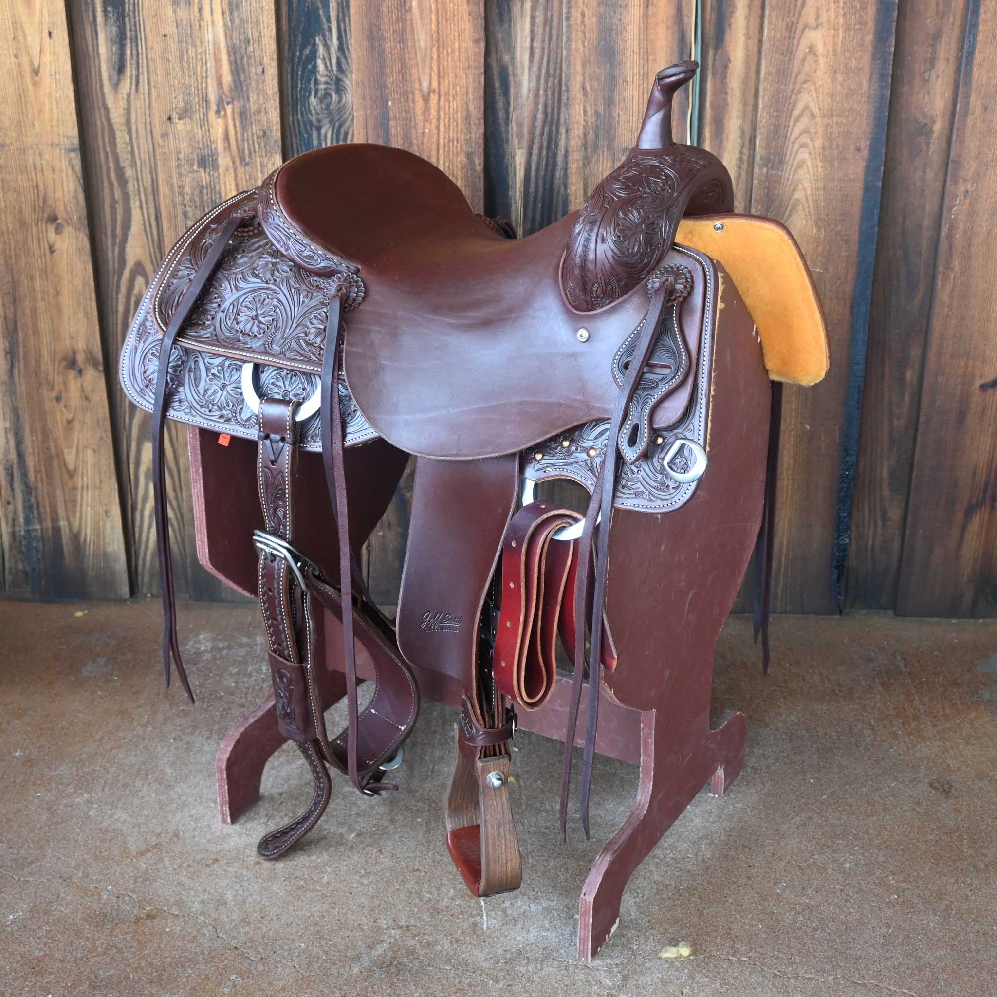 16.5" JEFF SMITH BUSTER WELCH CUTTING SADDLE