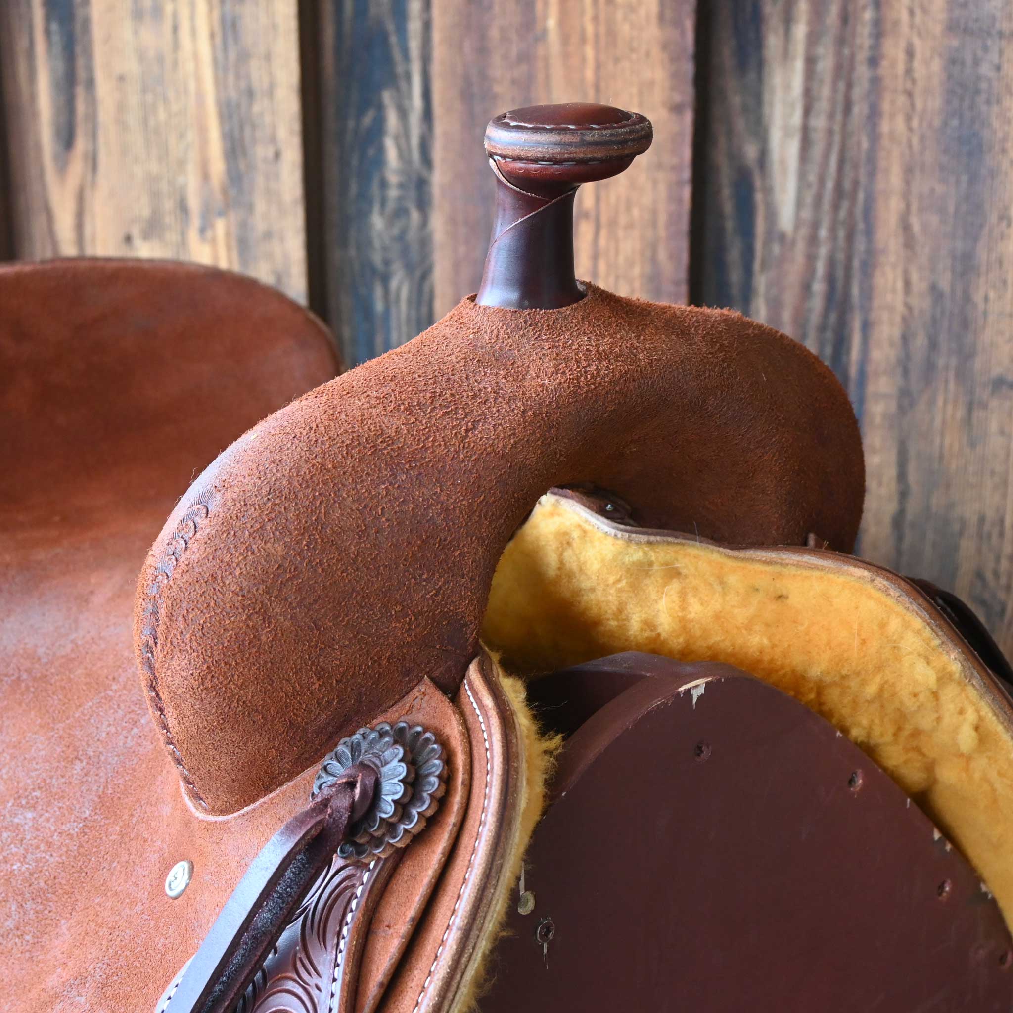 16.5" JEFF SMITH BUSTER WELCH RANCH CUTTER SADDLE - Image 2