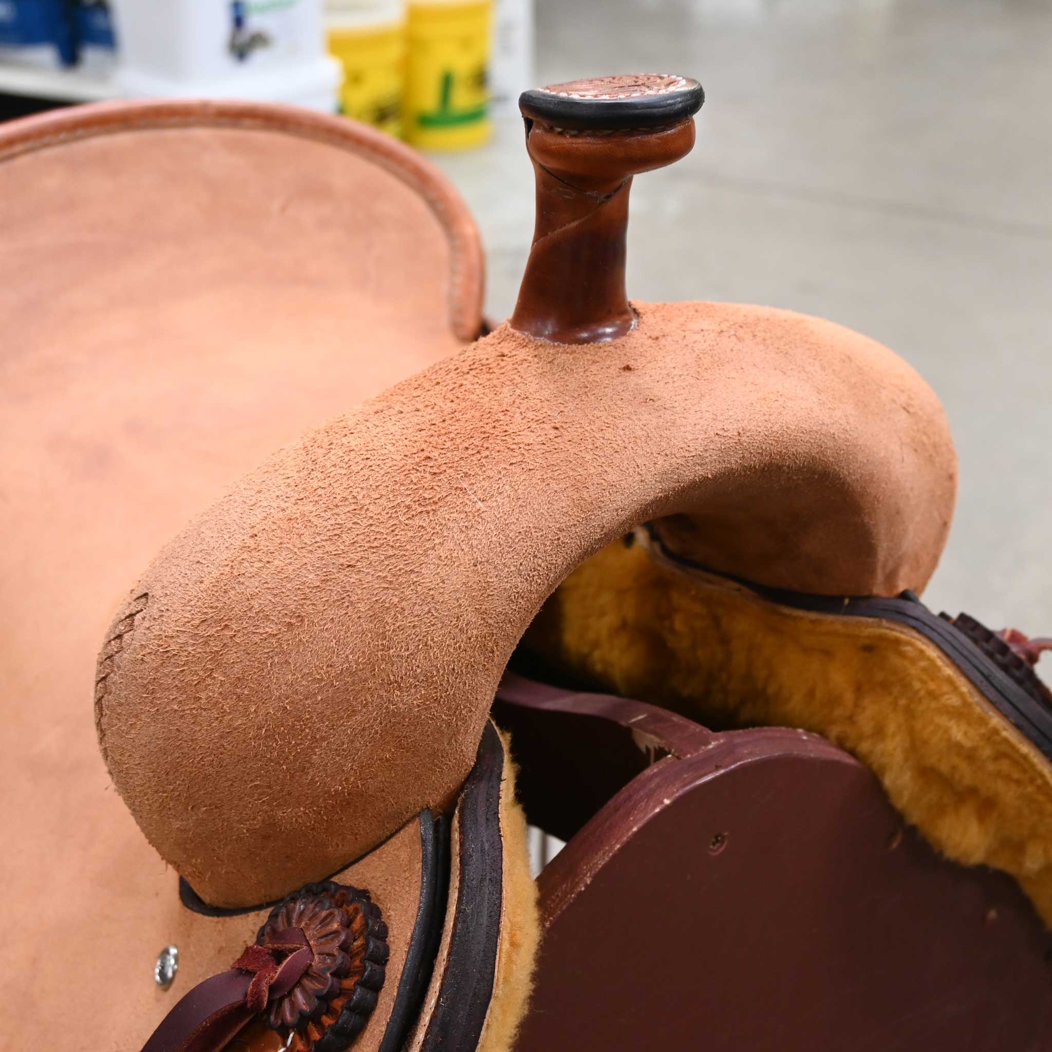 16.5" TESKEY'S PRO CUTTER RANCH CUTTER SADDLE - Image 2