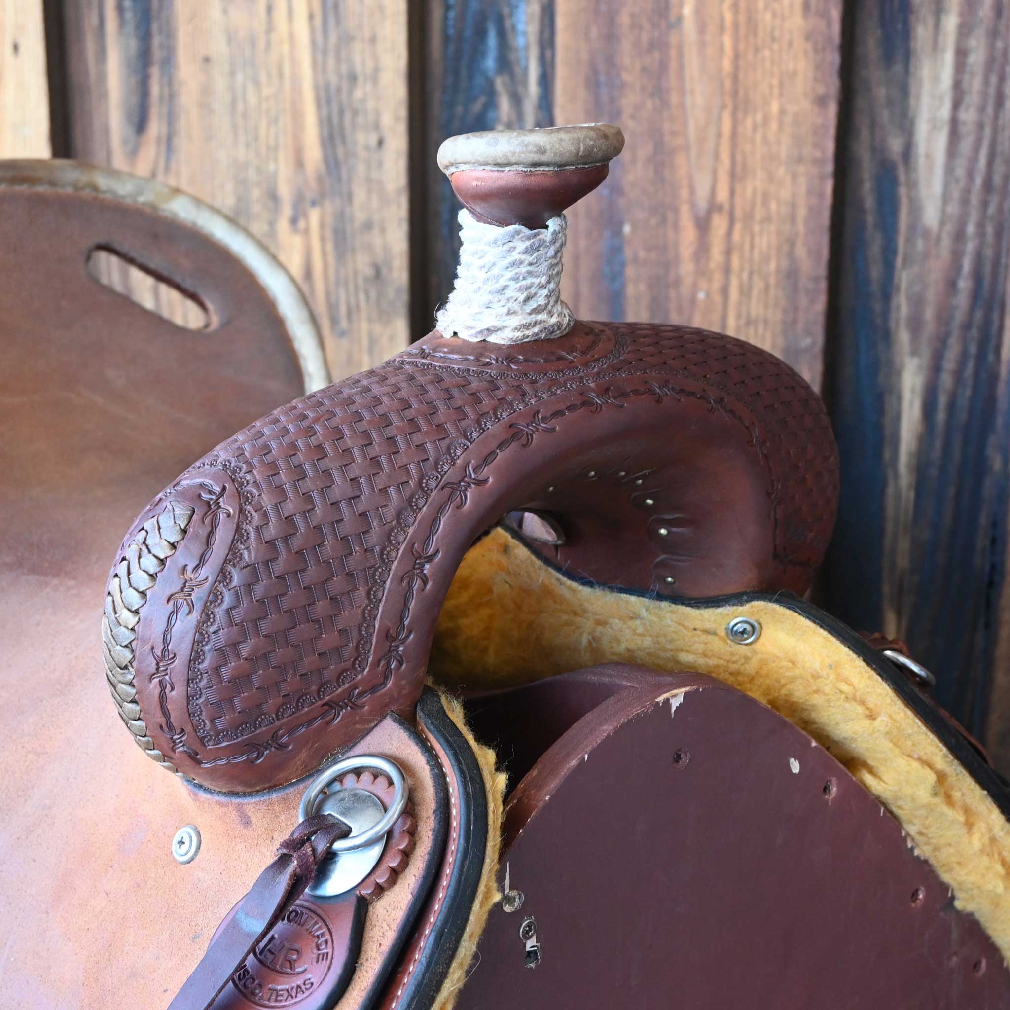 16.5" USED HR RANCH SADDLE - Image 2