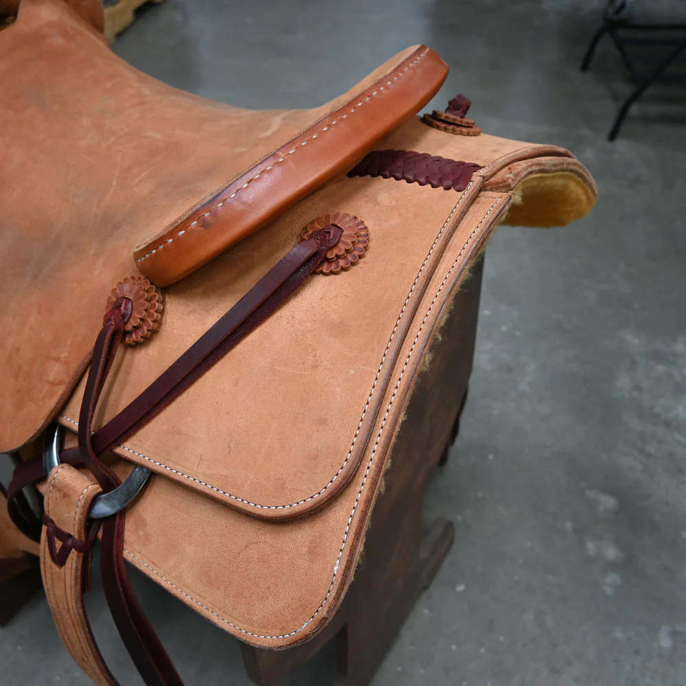 16.5" USED JEFF SMITH CUTTING SADDLE - Image 3