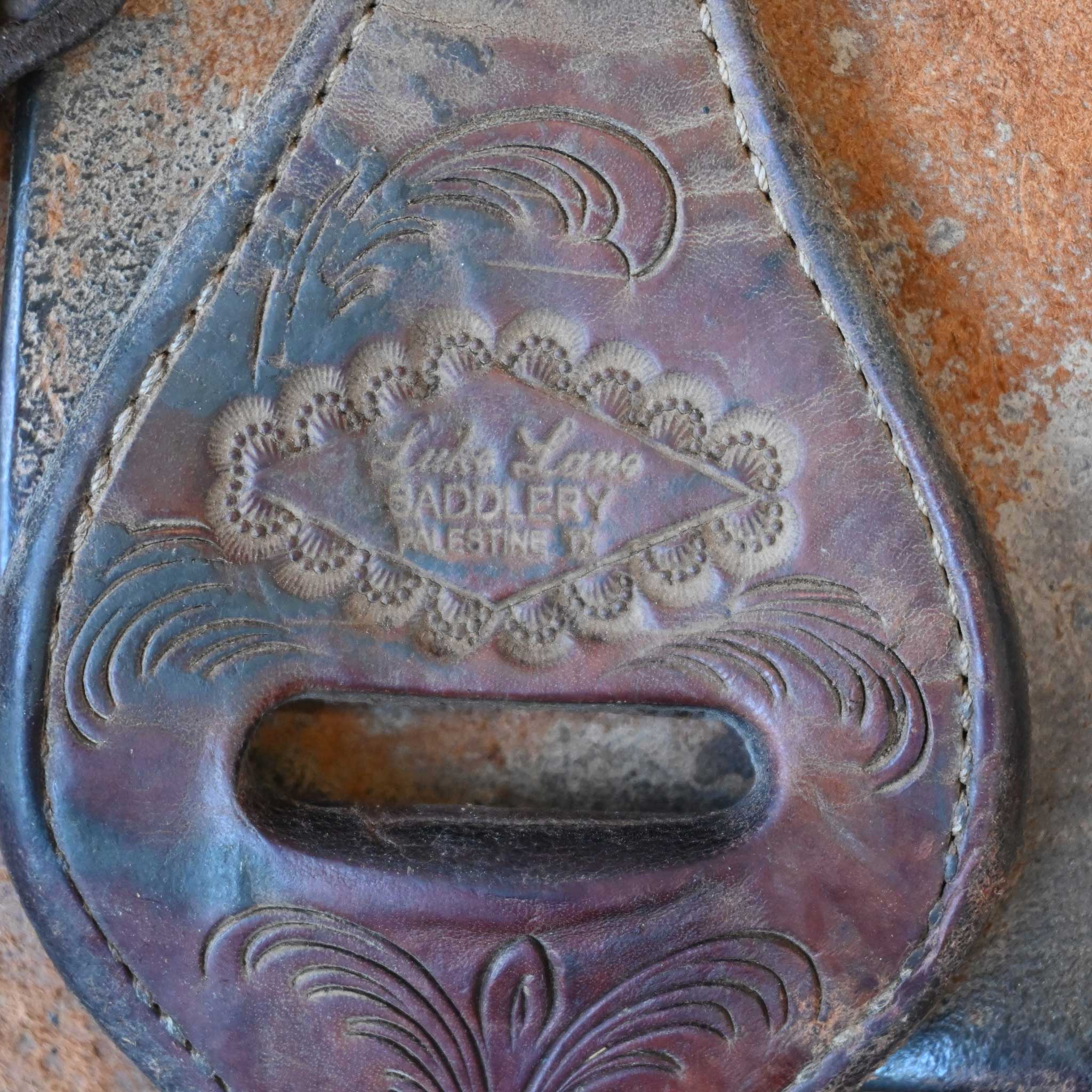16.5" USED LUKE LANE RANCH SADDLE - Image 5