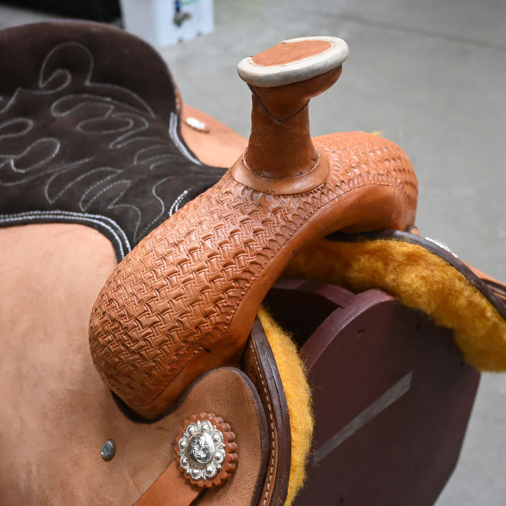 16" BRAZOS RIVER ROPING SADDLE - Image 2