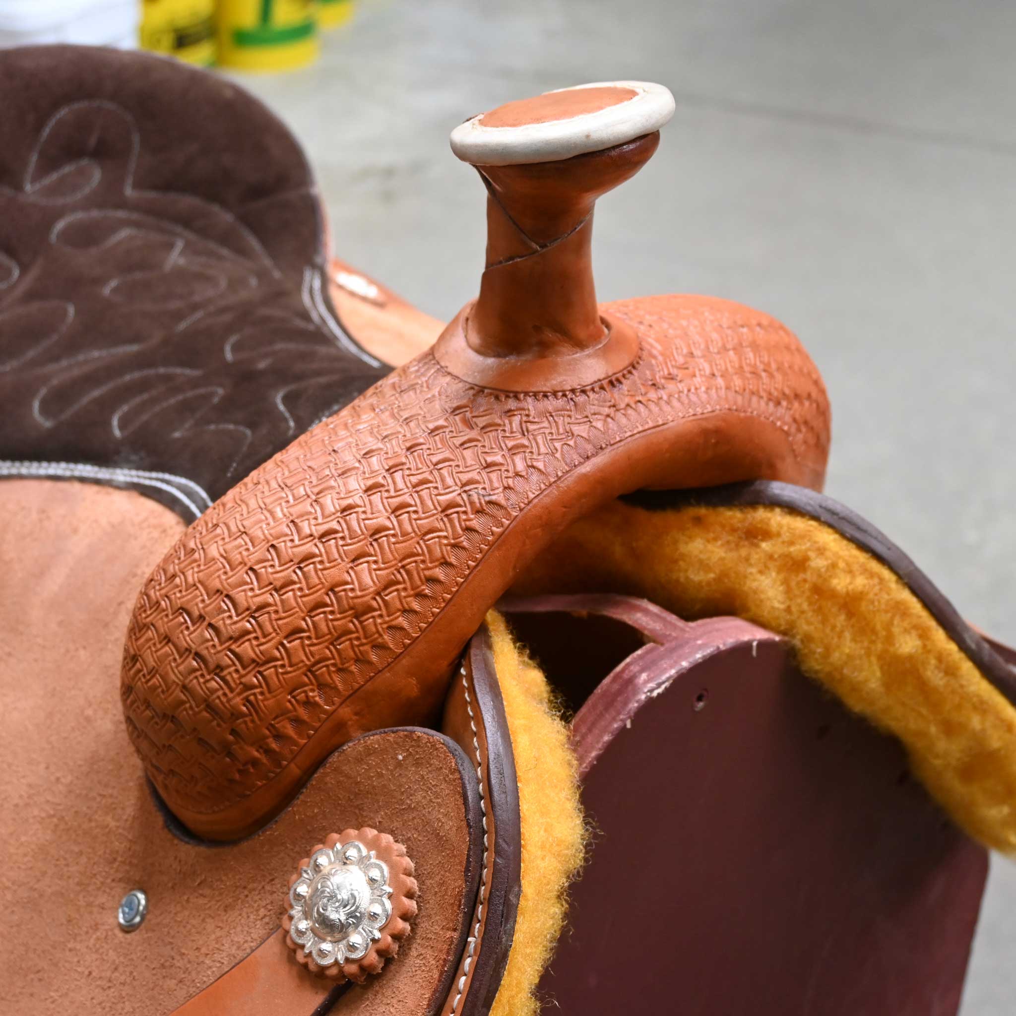 16" BRAZOS RIVER TEAM ROPING SADDLE - Image 2