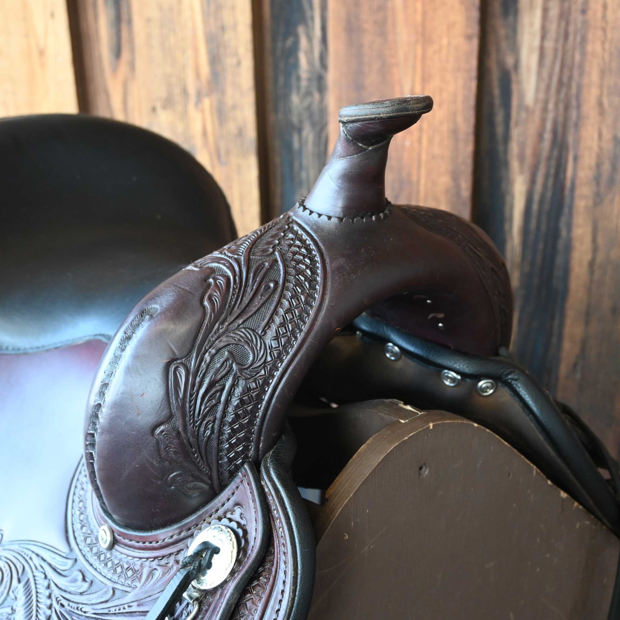 16" DEMO CIRCLE Y JG PEAK PERFORMANCE WIND RIVER TRAIL SADDLE - Image 2