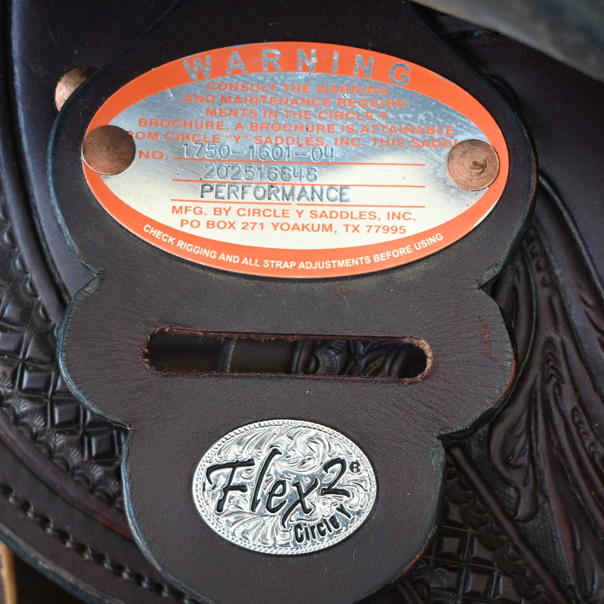 16" DEMO CIRCLE Y JG PEAK PERFORMANCE WIND RIVER TRAIL SADDLE - Image 4
