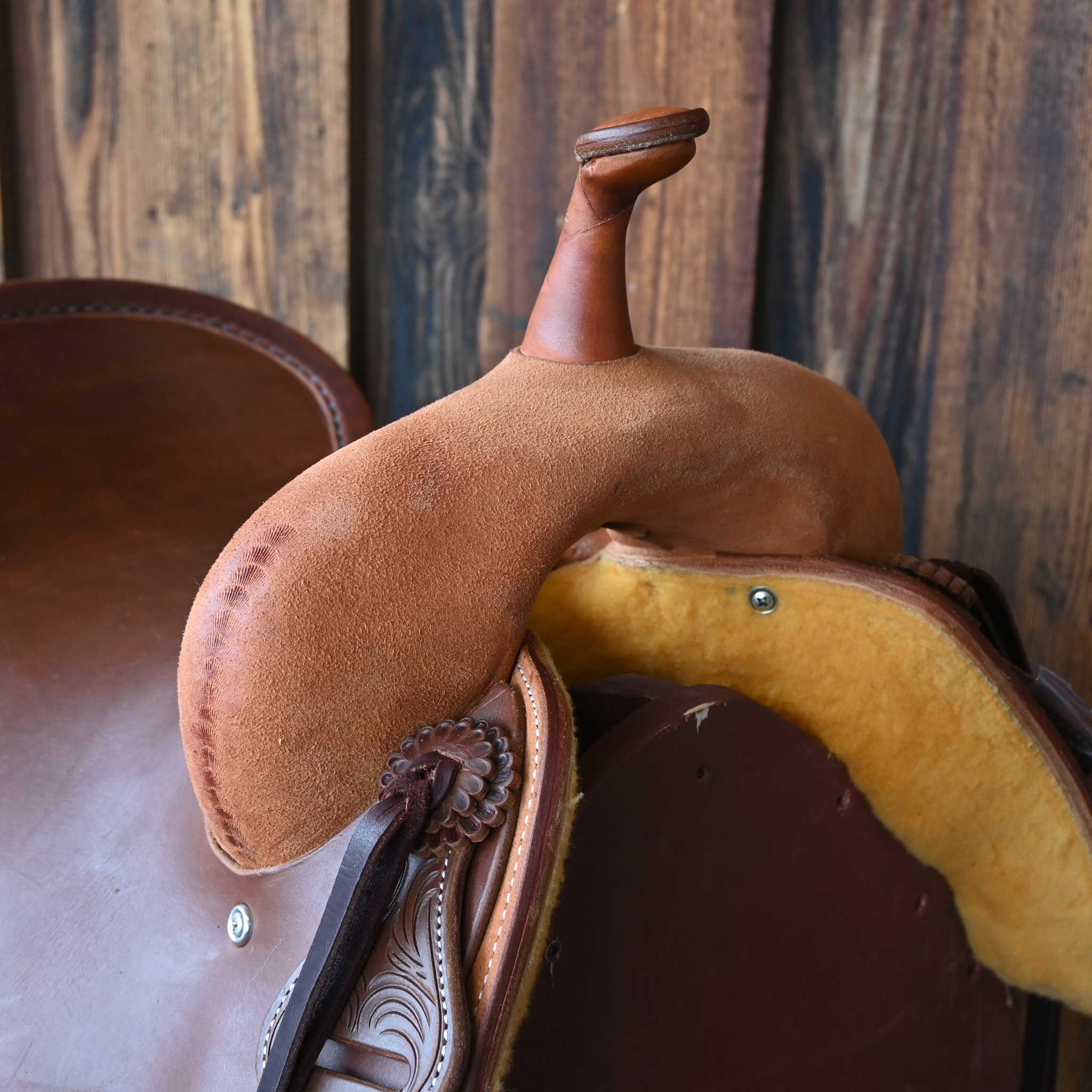 16" JEFF SMITH BEAU GALYEAN CUTTING SADDLE - Image 2