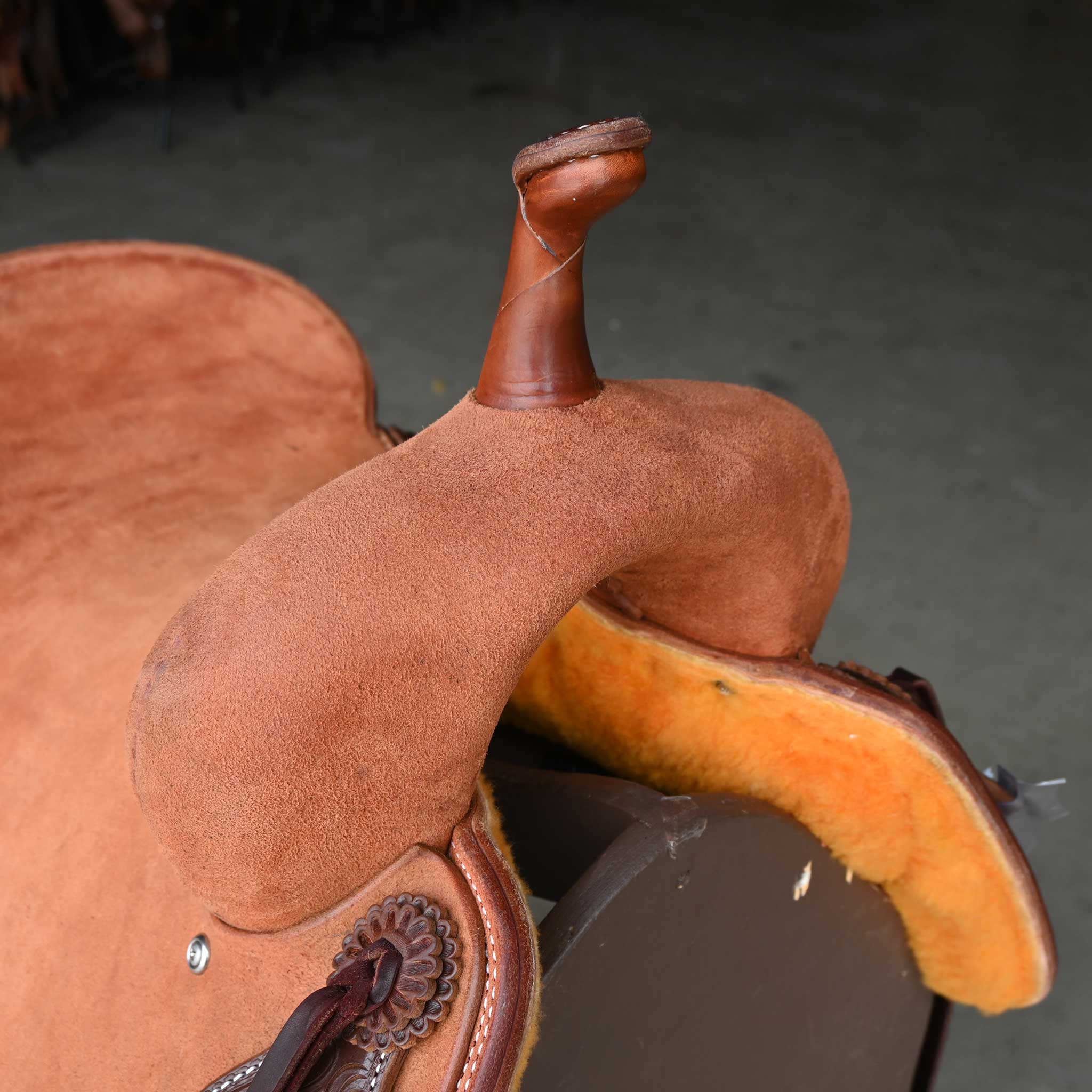 16" JEFF SMITH BUSTER WELCH CUTTING SADDLE - Image 2