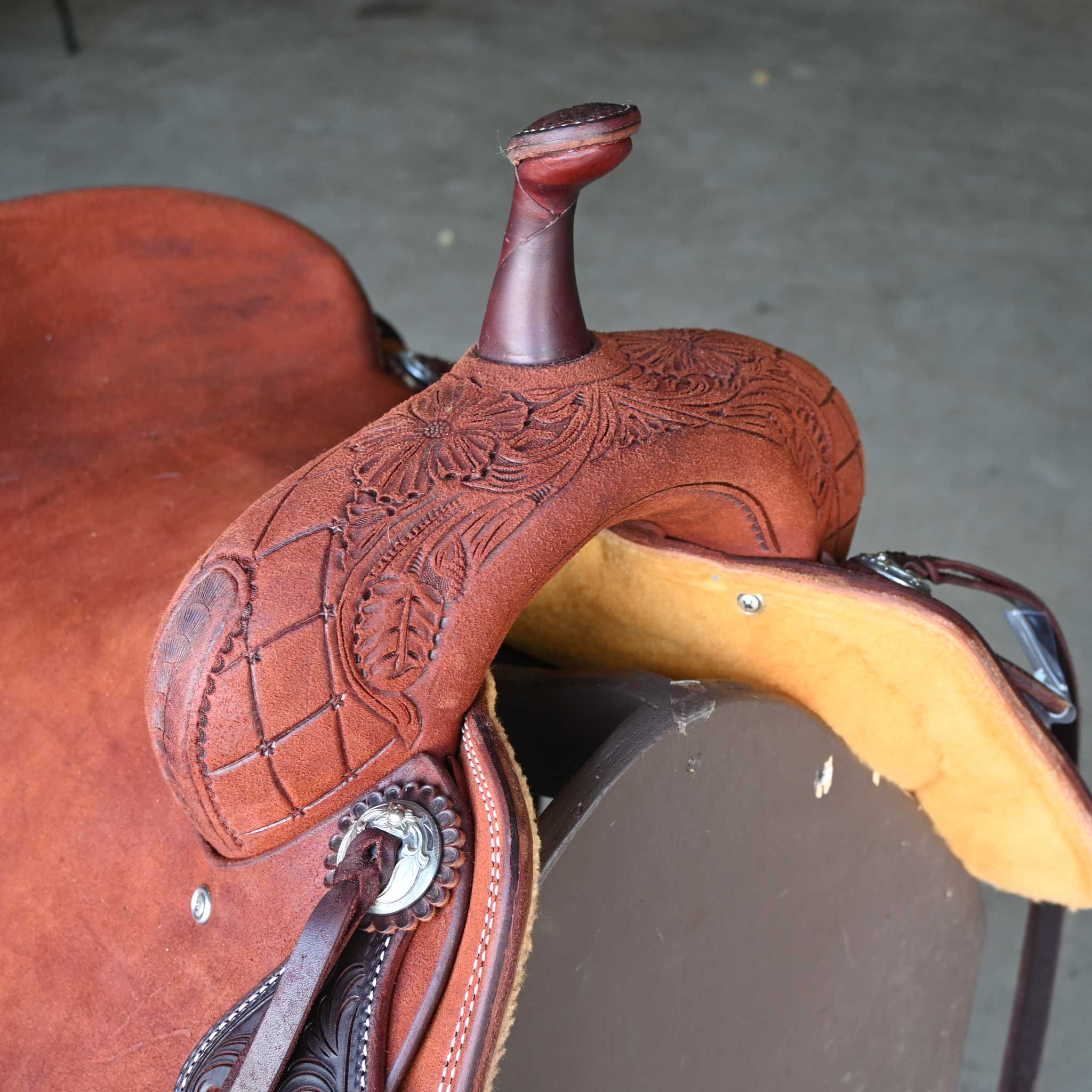 16" JEFF SMITH BUSTER WELCH CUTTING SADDLE - Image 2