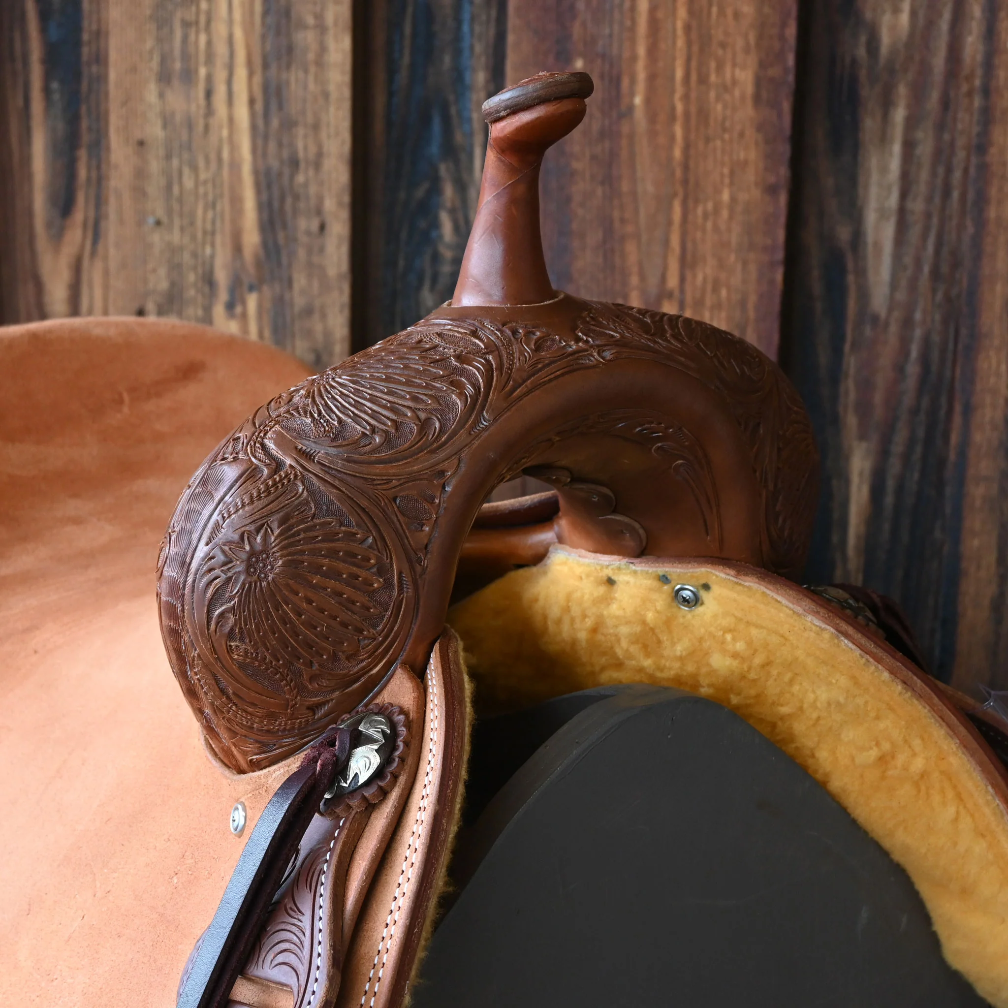 16" JEFF SMITH BUSTER WELCH CUTTING SADDLE - Image 2
