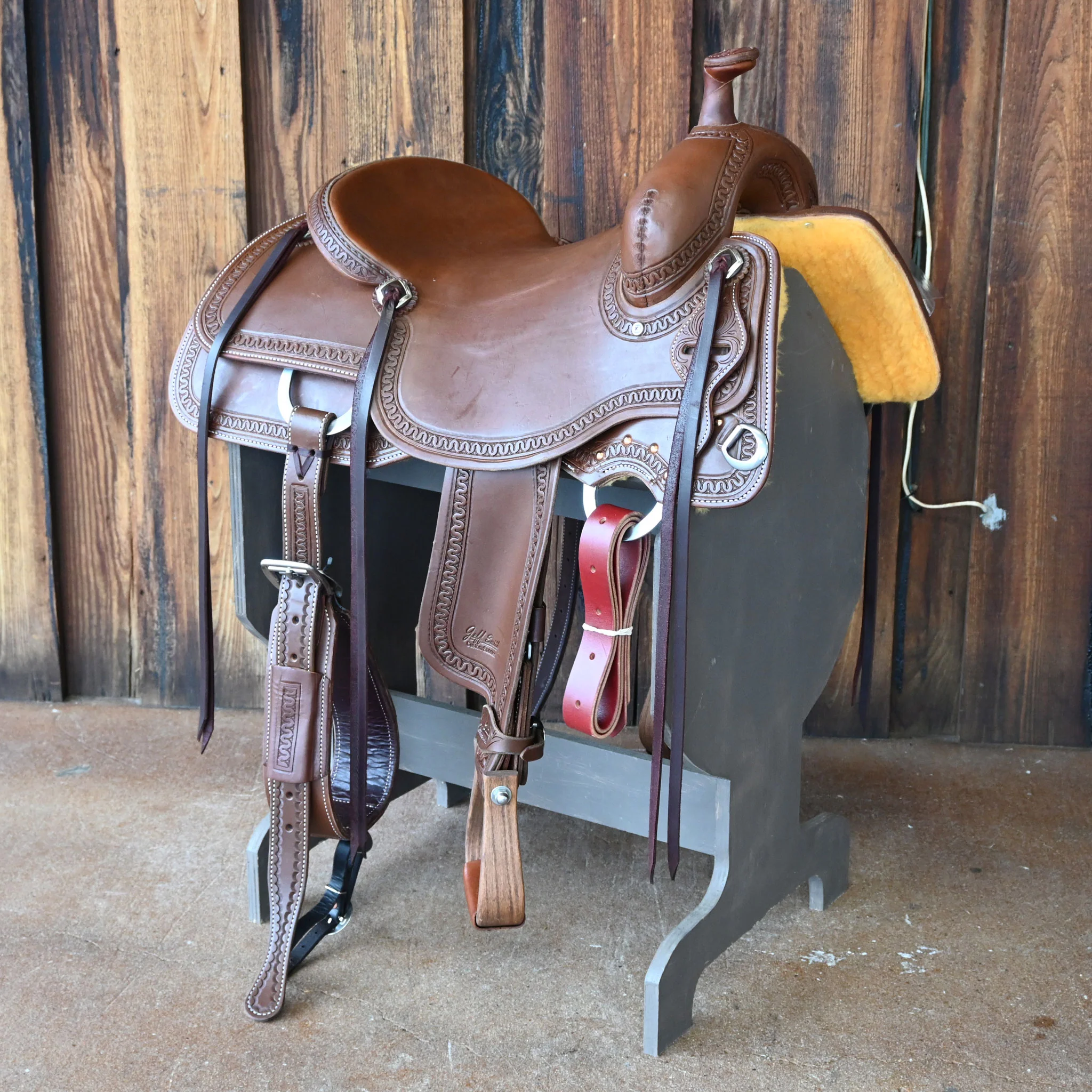 16" JEFF SMITH BUSTER WELCH RANCH CUTTER SADDLE