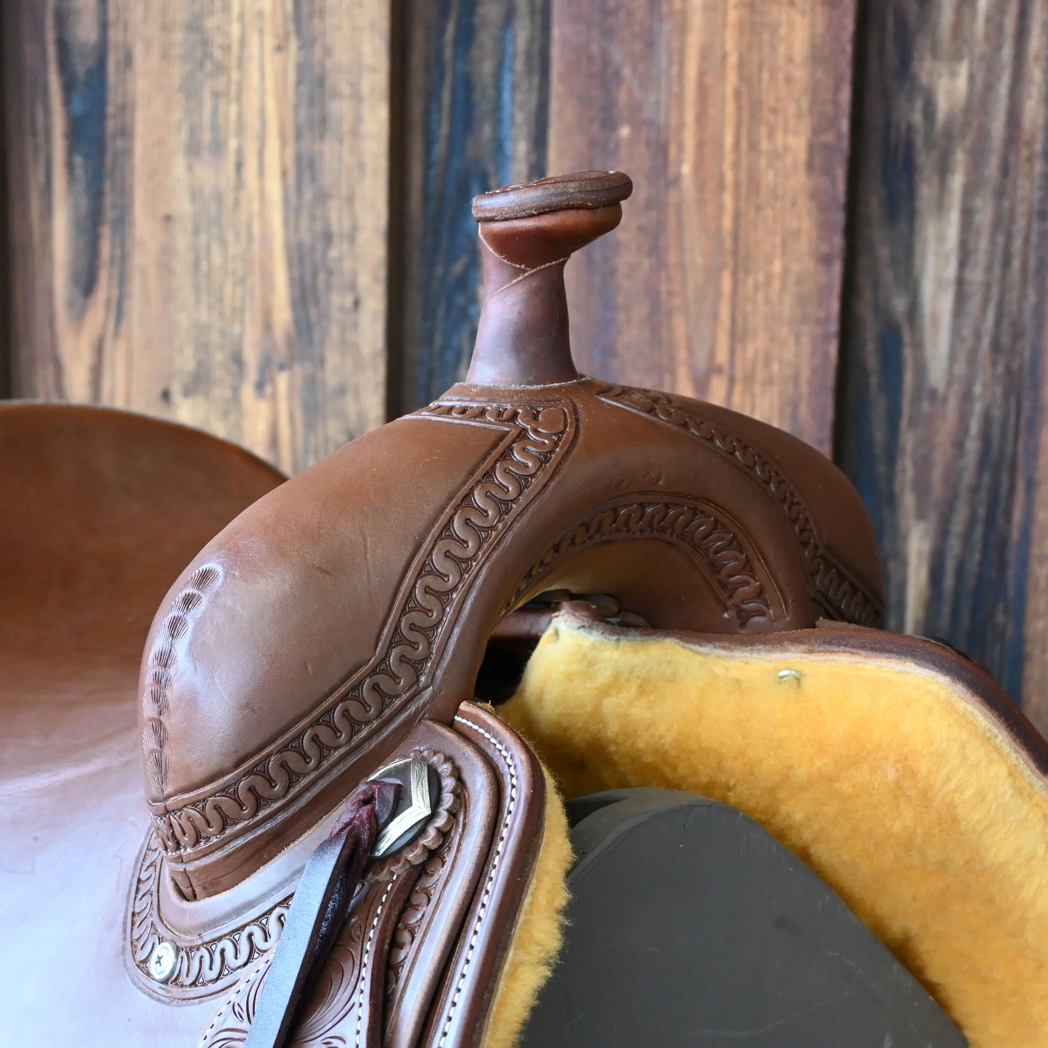 16" JEFF SMITH BUSTER WELCH RANCH CUTTER SADDLE - Image 2