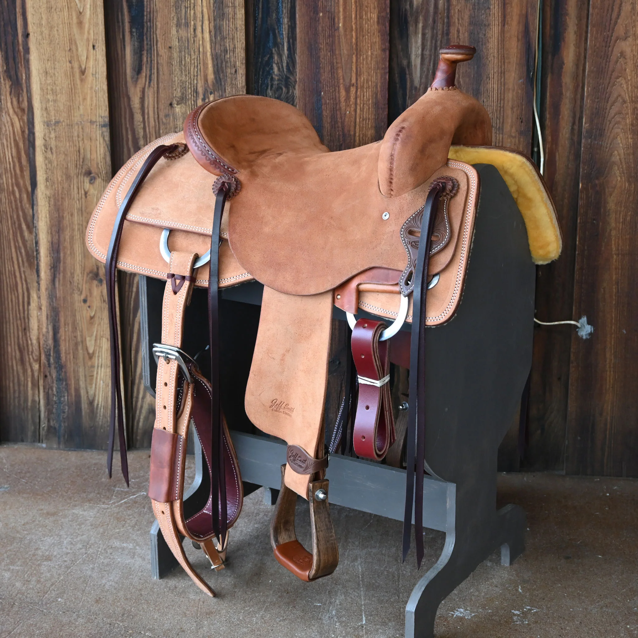 16" JEFF SMITH BUSTER WELCH RANCH CUTTER SADDLE