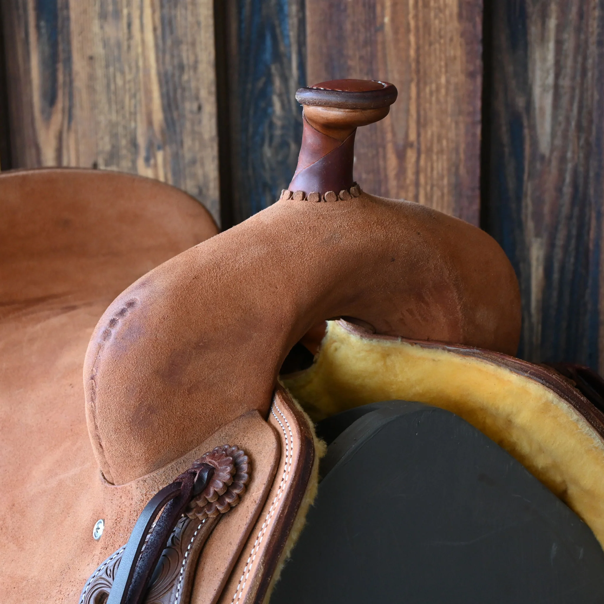 16" JEFF SMITH BUSTER WELCH RANCH CUTTER SADDLE - Image 2