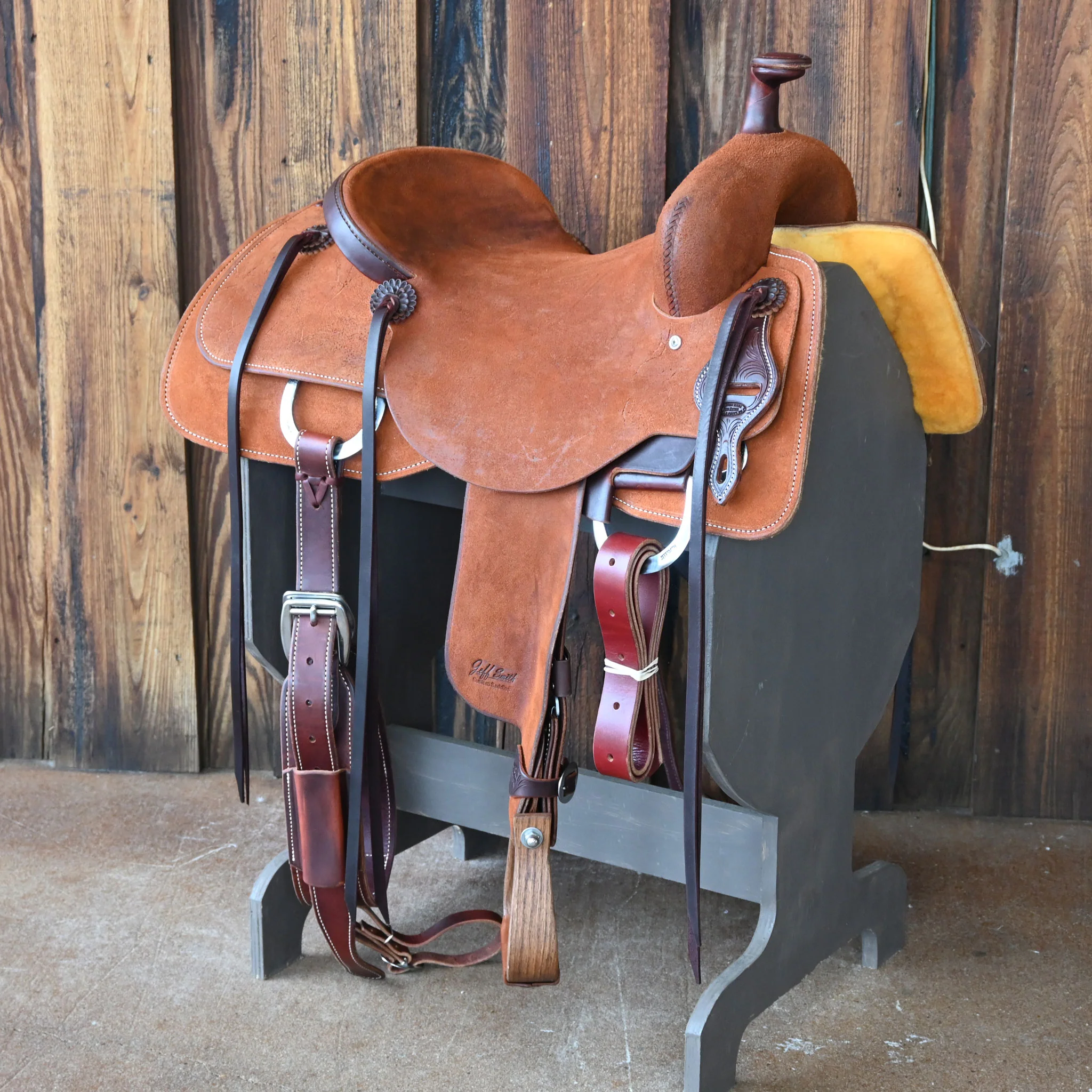 16" JEFF SMITH BUSTER WELCH RANCH CUTTER SADDLE