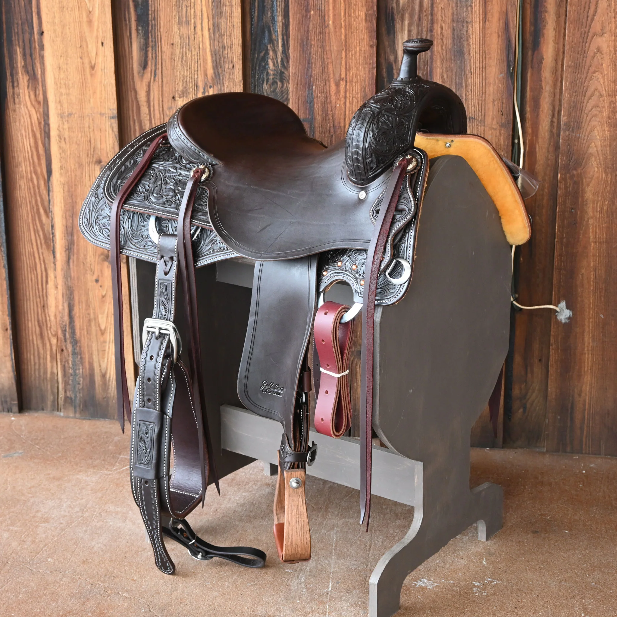 16" JEFF SMITH BUSTER WELCH RANCH CUTTER SADDLE