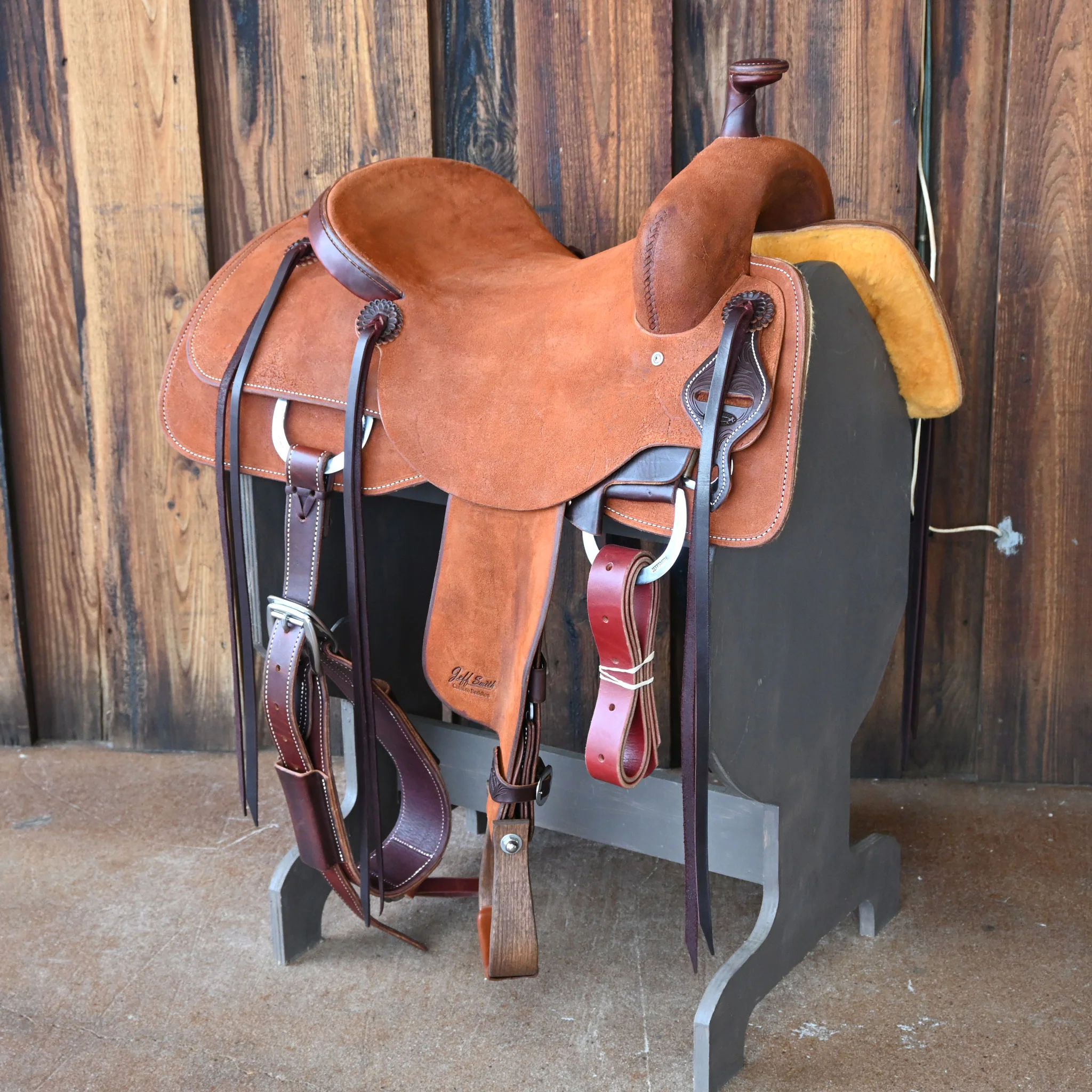 16" JEFF SMITH BUSTER WELCH RANCH CUTTER SADDLE