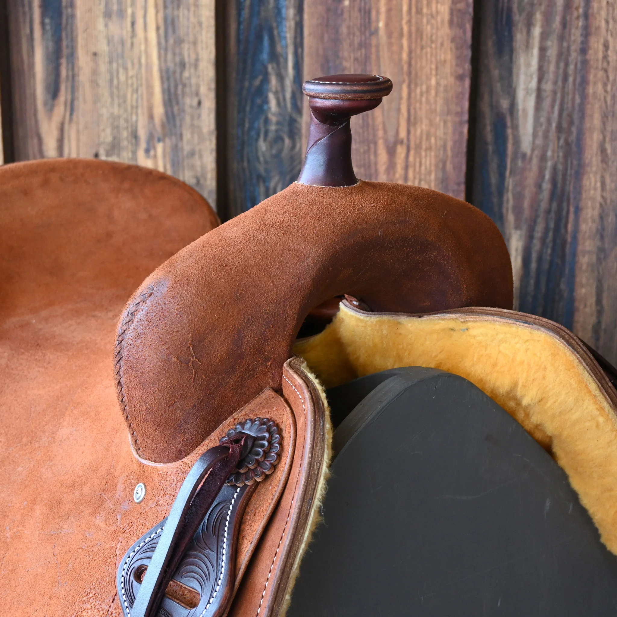 16" JEFF SMITH BUSTER WELCH RANCH CUTTER SADDLE - Image 2