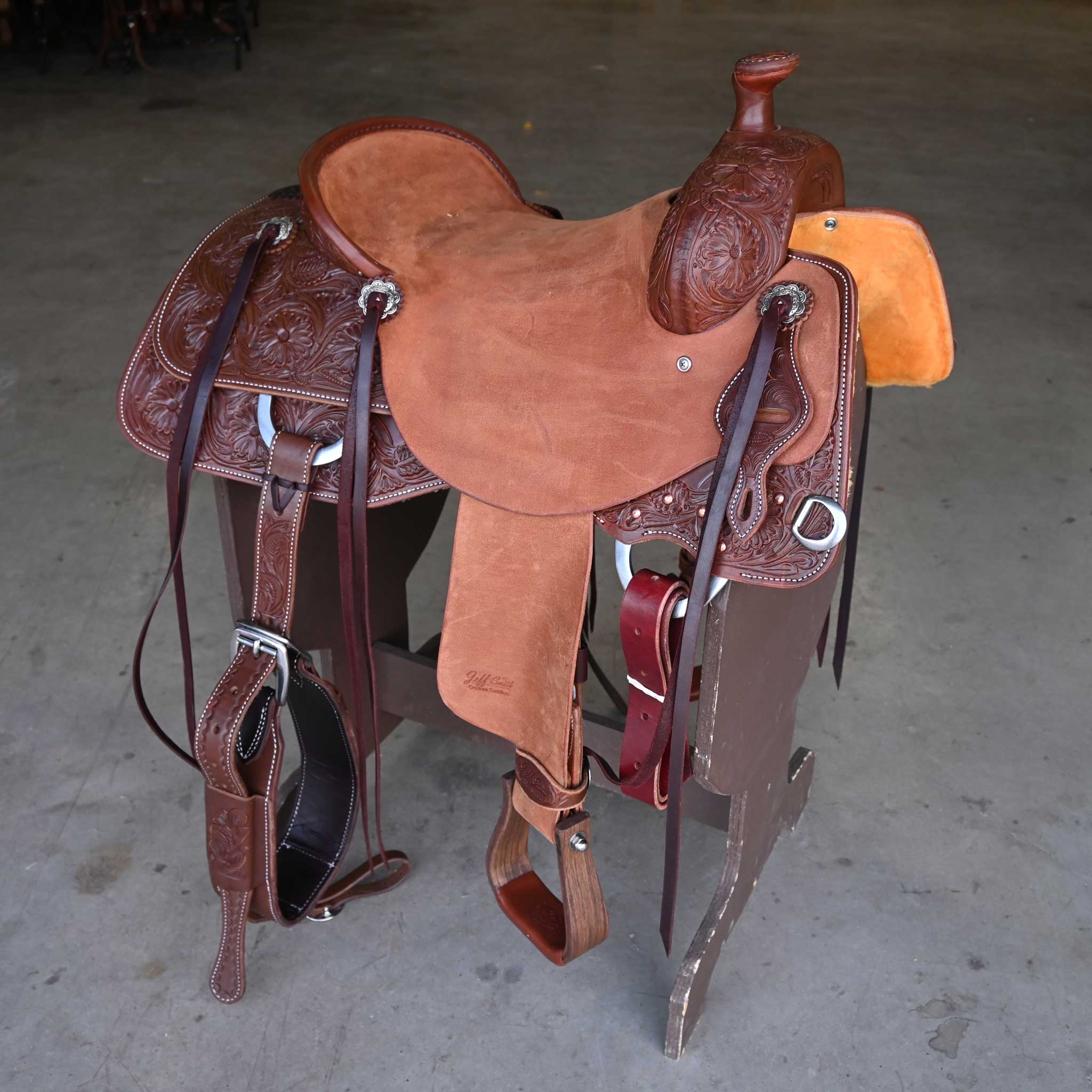 16" JEFF SMITH COW HORSE SADDLE
