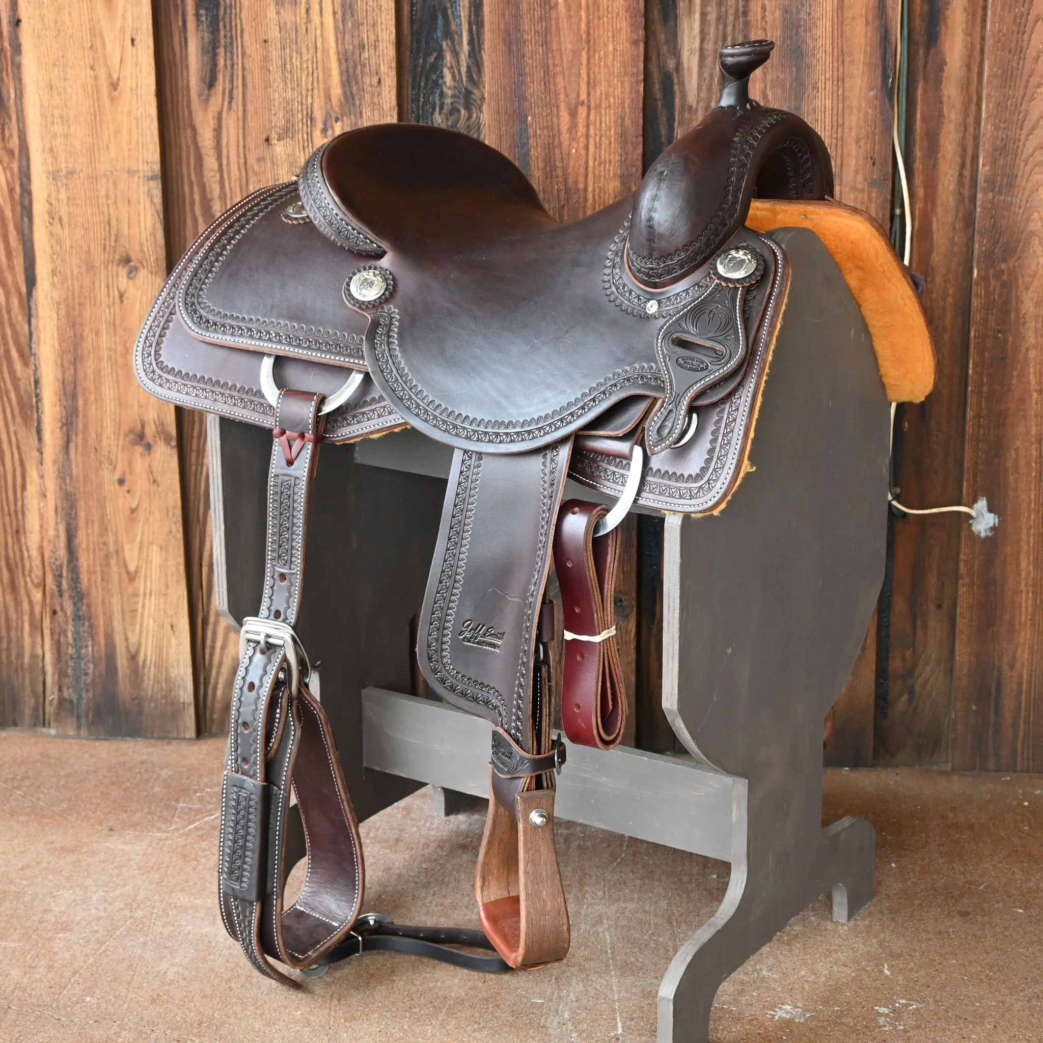 16" JEFF SMITH COW HORSE SADDLE