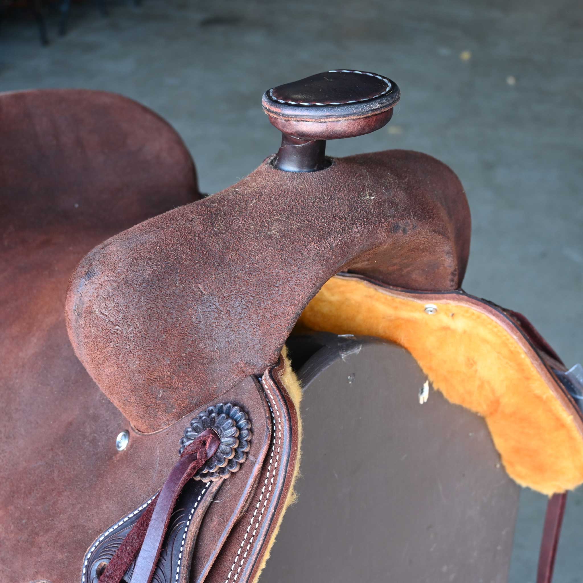 16" JEFF SMITH COWBOY SADDLE - Image 2