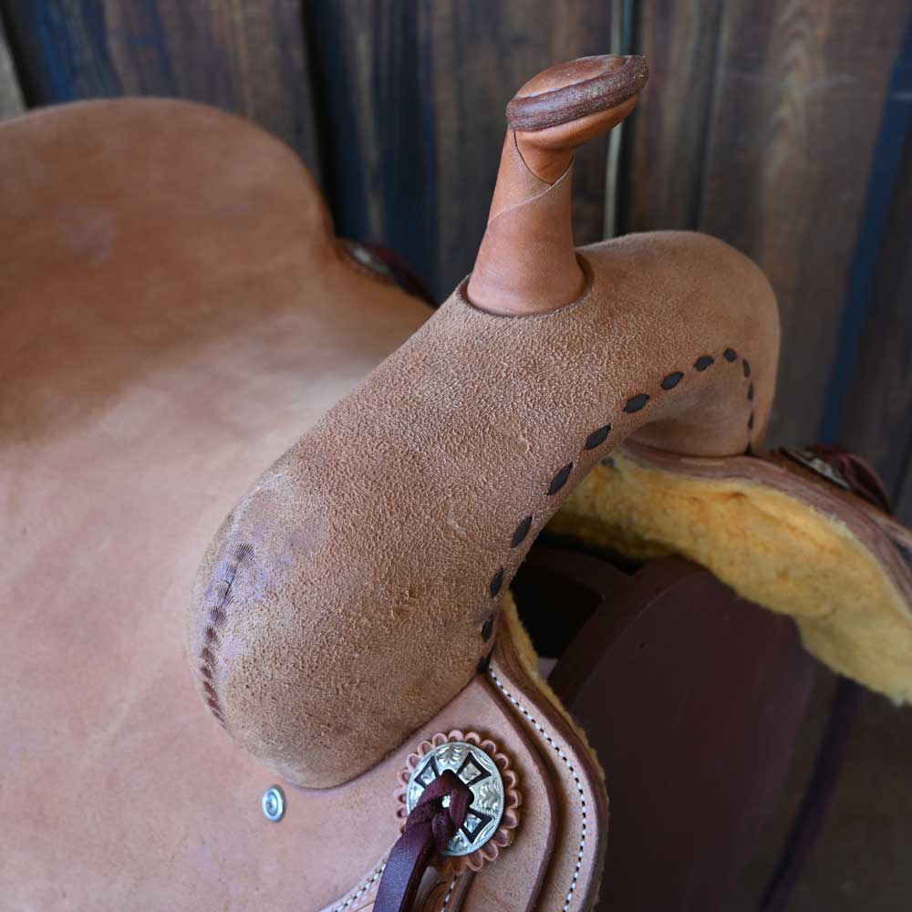 16" JEFF SMITH BUTSER WELCH CUTTING SADDLE - Image 2