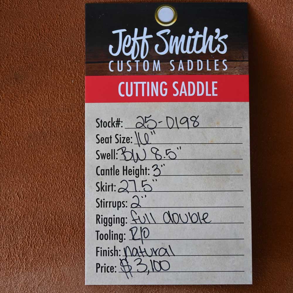 16" JEFF SMITH BUTSER WELCH CUTTING SADDLE - Image 3