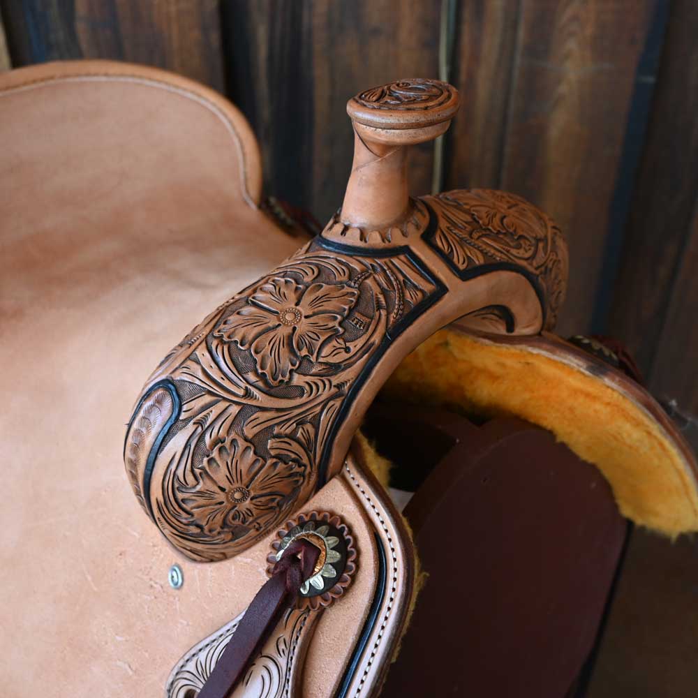 16" JEFF SMITH BEAU GALYEAN RANCH CUTTER SADDLE - Image 2