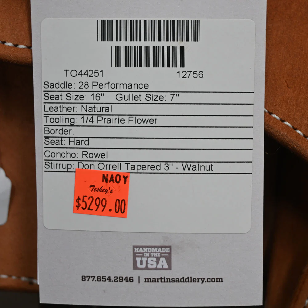 16" MARTIN PERFORMANCE SADDLE - Image 3
