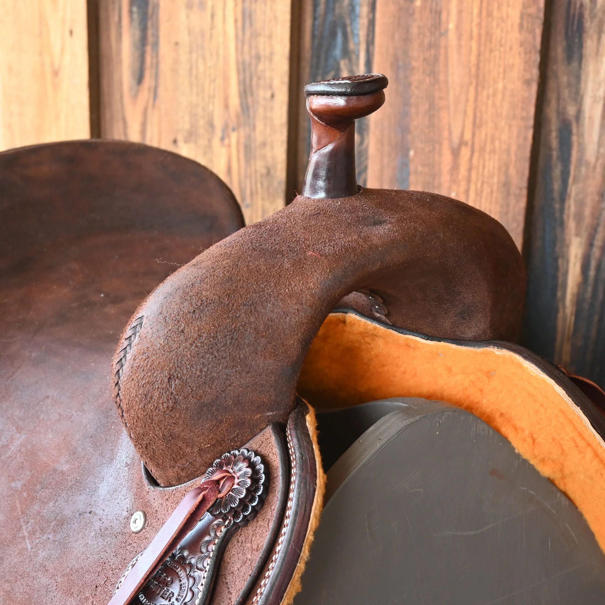 16" TESKEY'S PRO CUTTER RANCH CUTTER SADDLE - Image 2