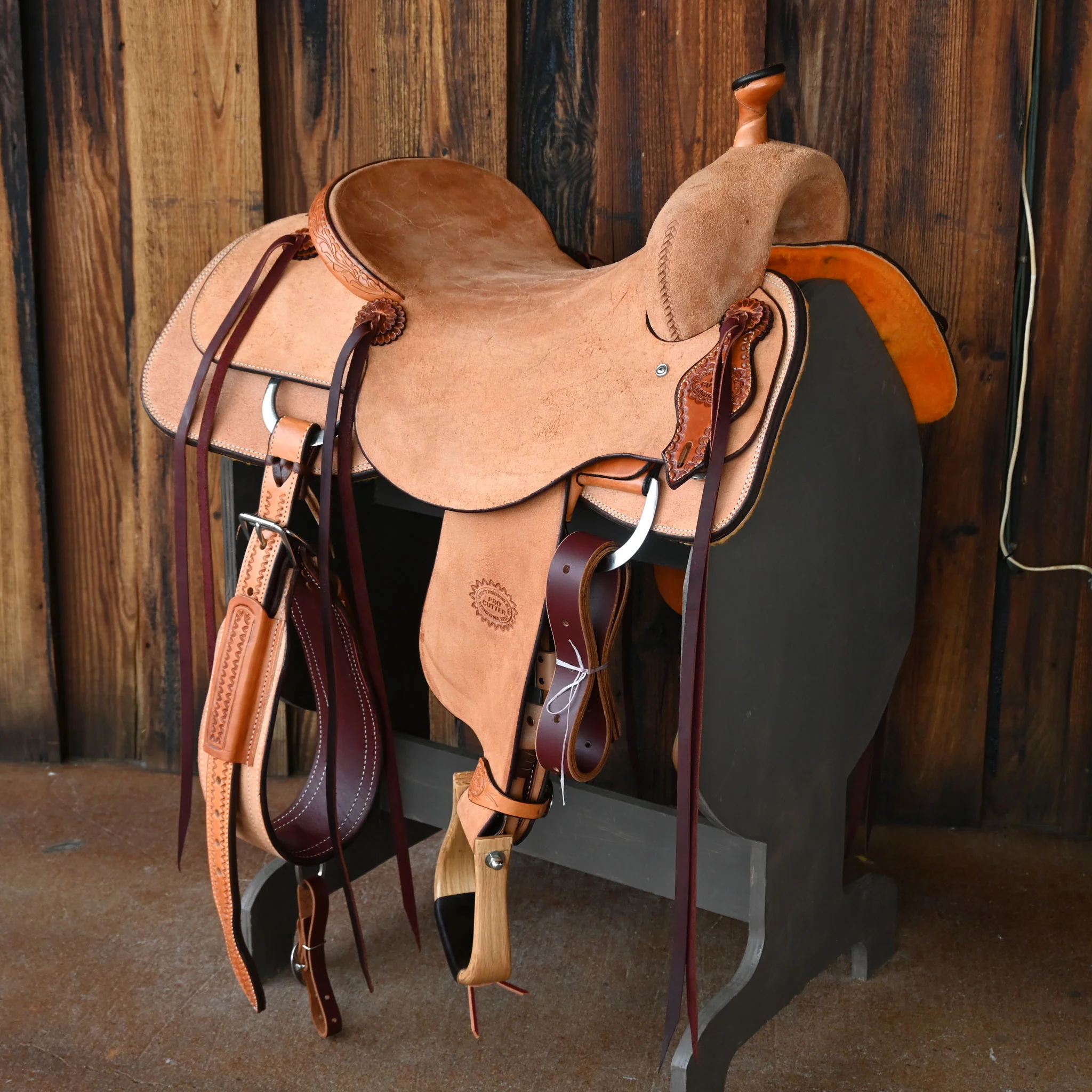16" TESKEY'S PRO CUTTER RANCH CUTTER SADDLE