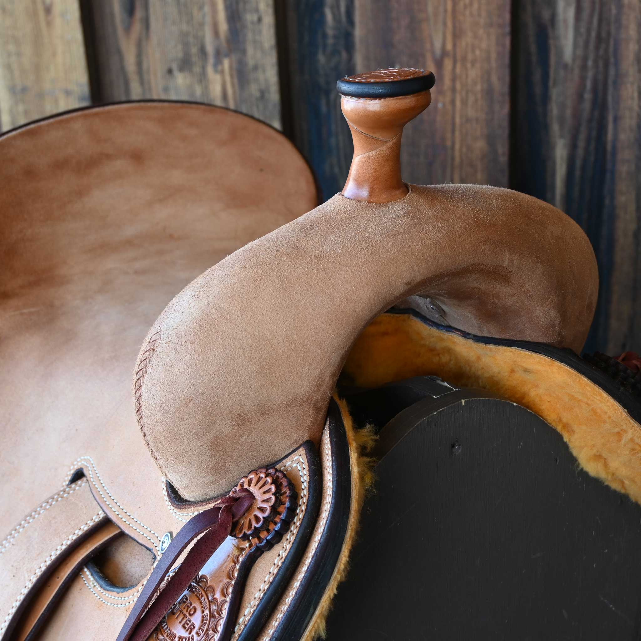 16" TESKEY'S RANCH CUTTER SADDLE - Image 2