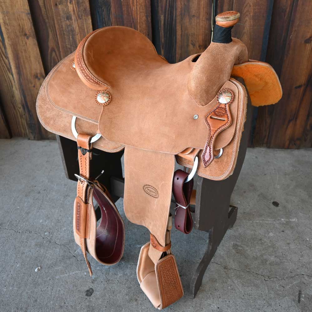 16" TESKEY'S TEAM ROPING SADDLE