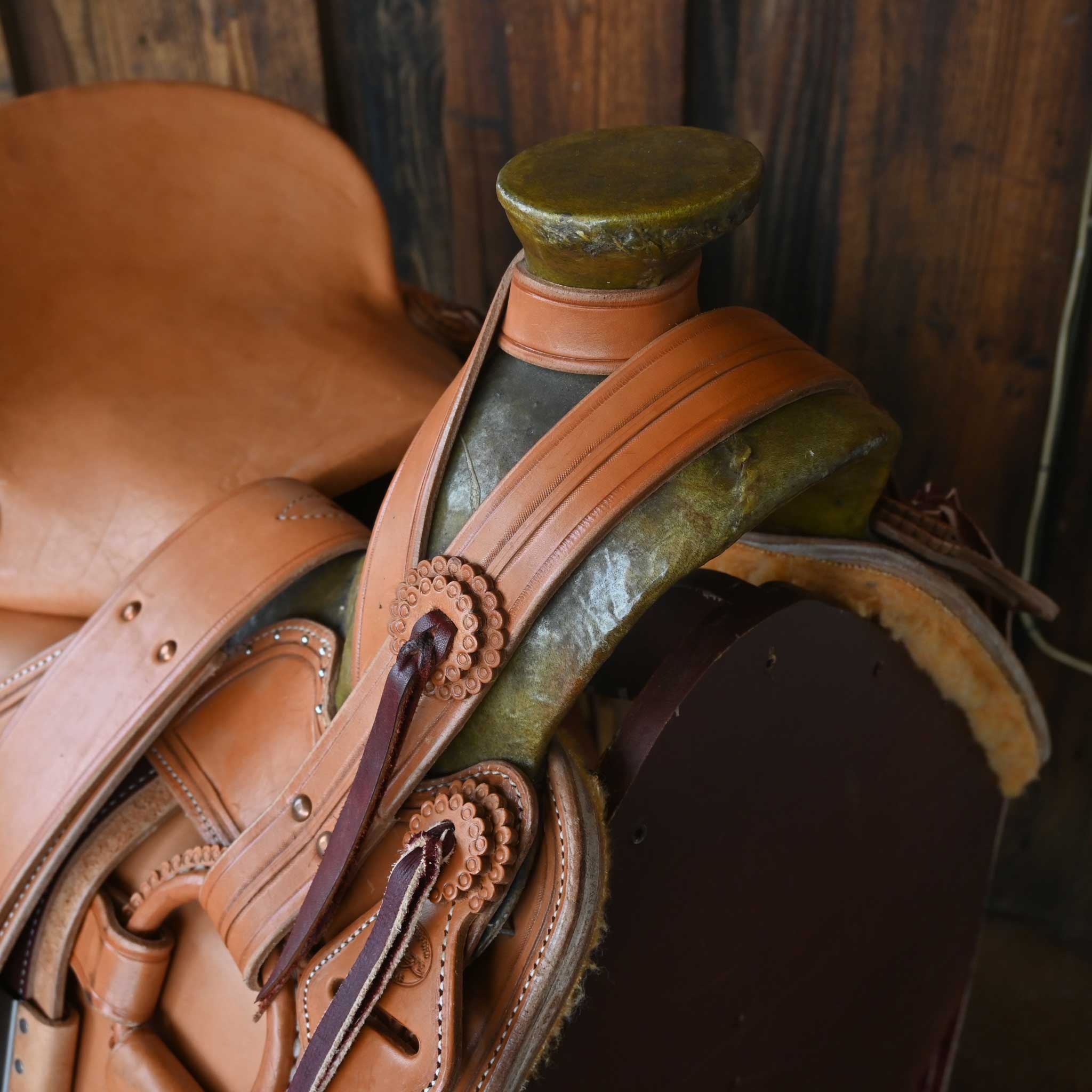 16" TESKEY'S VAQUERO RANCH SADDLE - Image 2