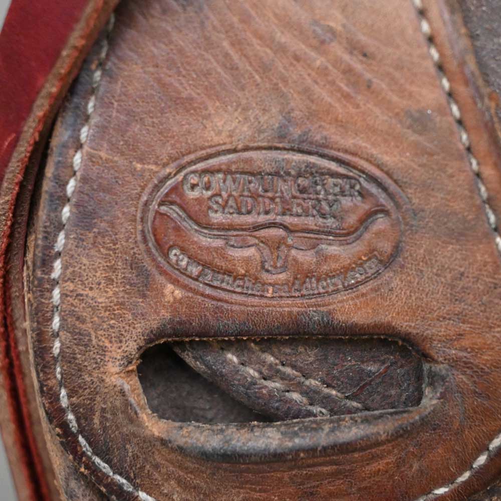 16" USED COWPUNCHER RANCH SADDLE - Image 4