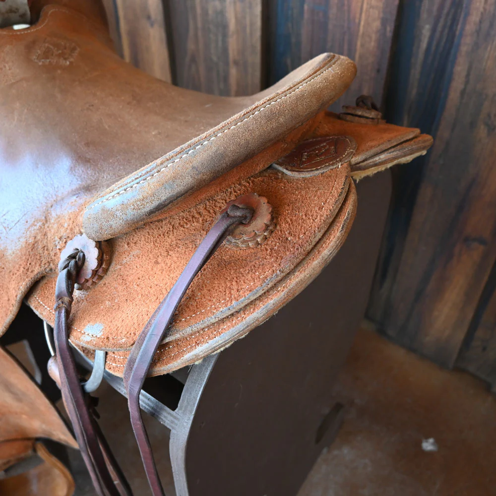 16" USED FARRIS RANCH SADDLE - Image 3