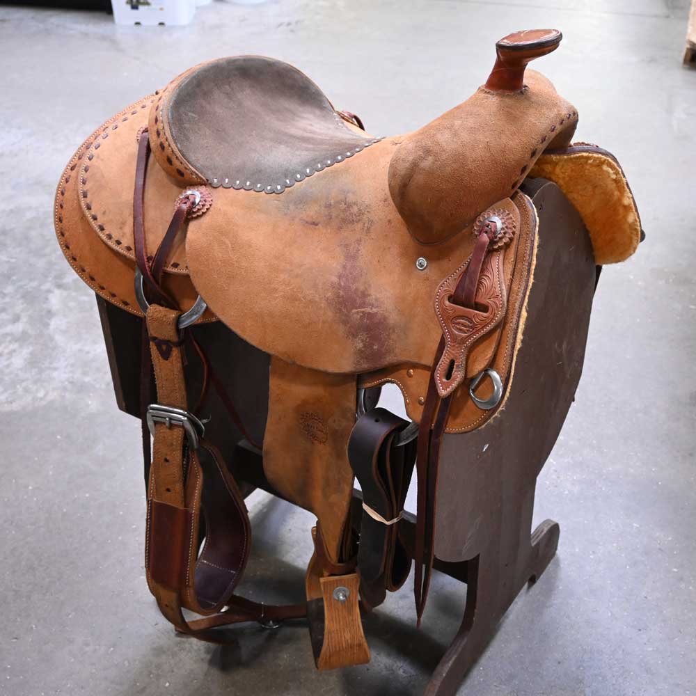 16" USED JEFF SMITH COWBOY SADDLE