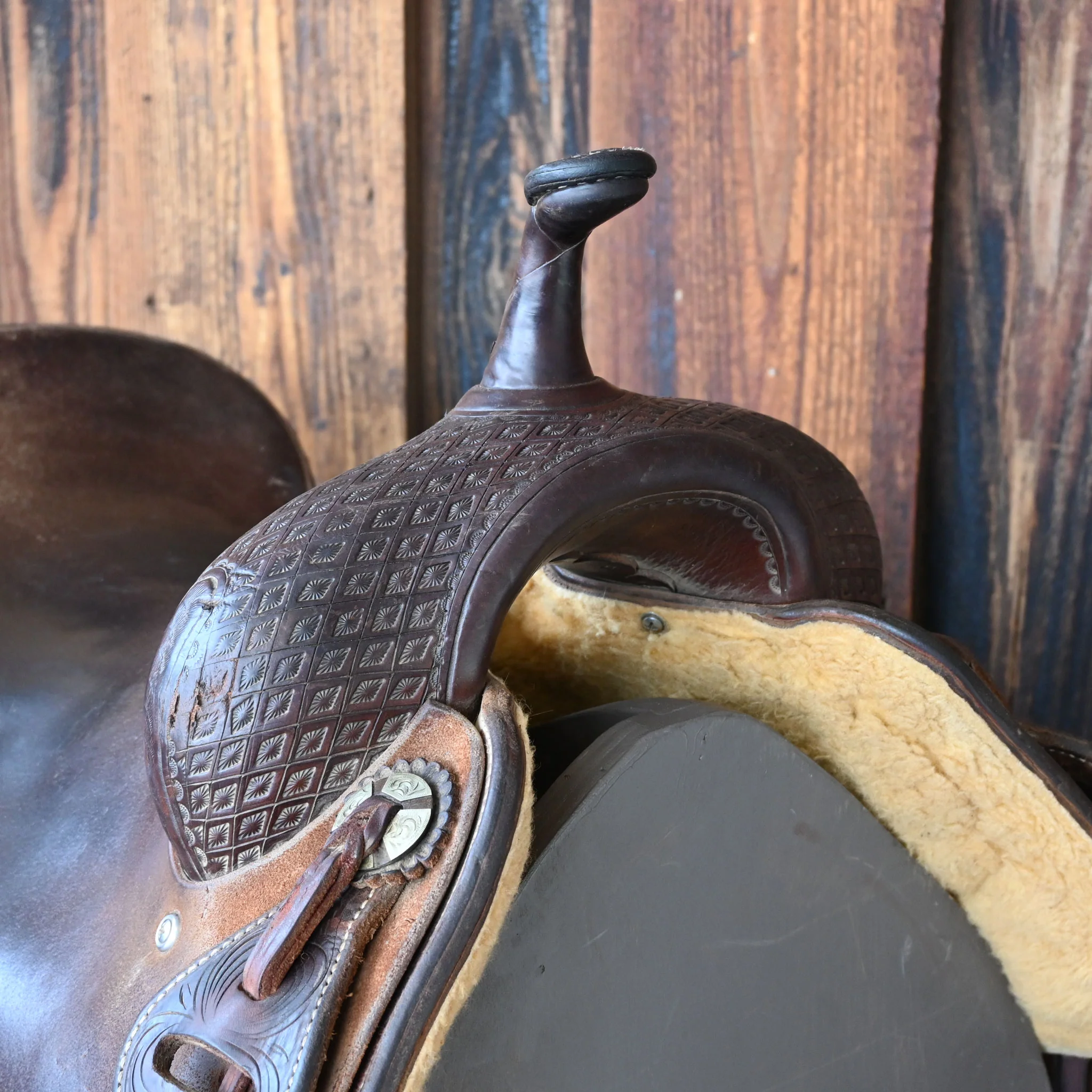 16" USED JEFF SMITH CUTTING SADDLE - Image 2