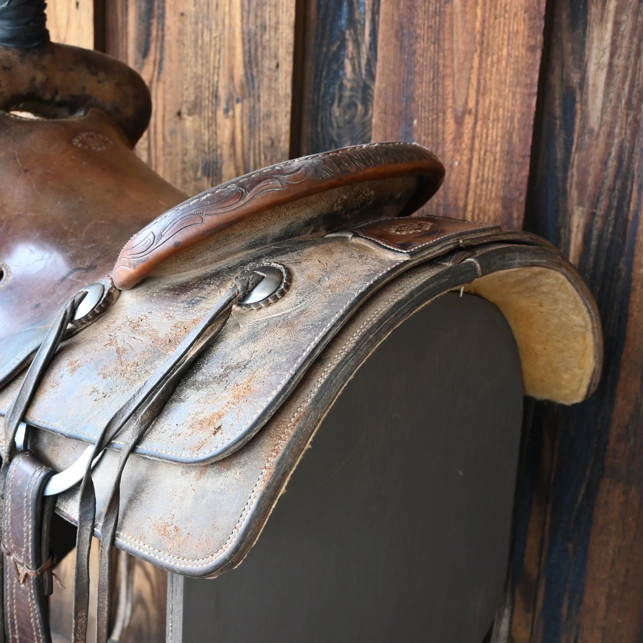 16" USED LUKE LANE RANCH SADDLE - Image 3