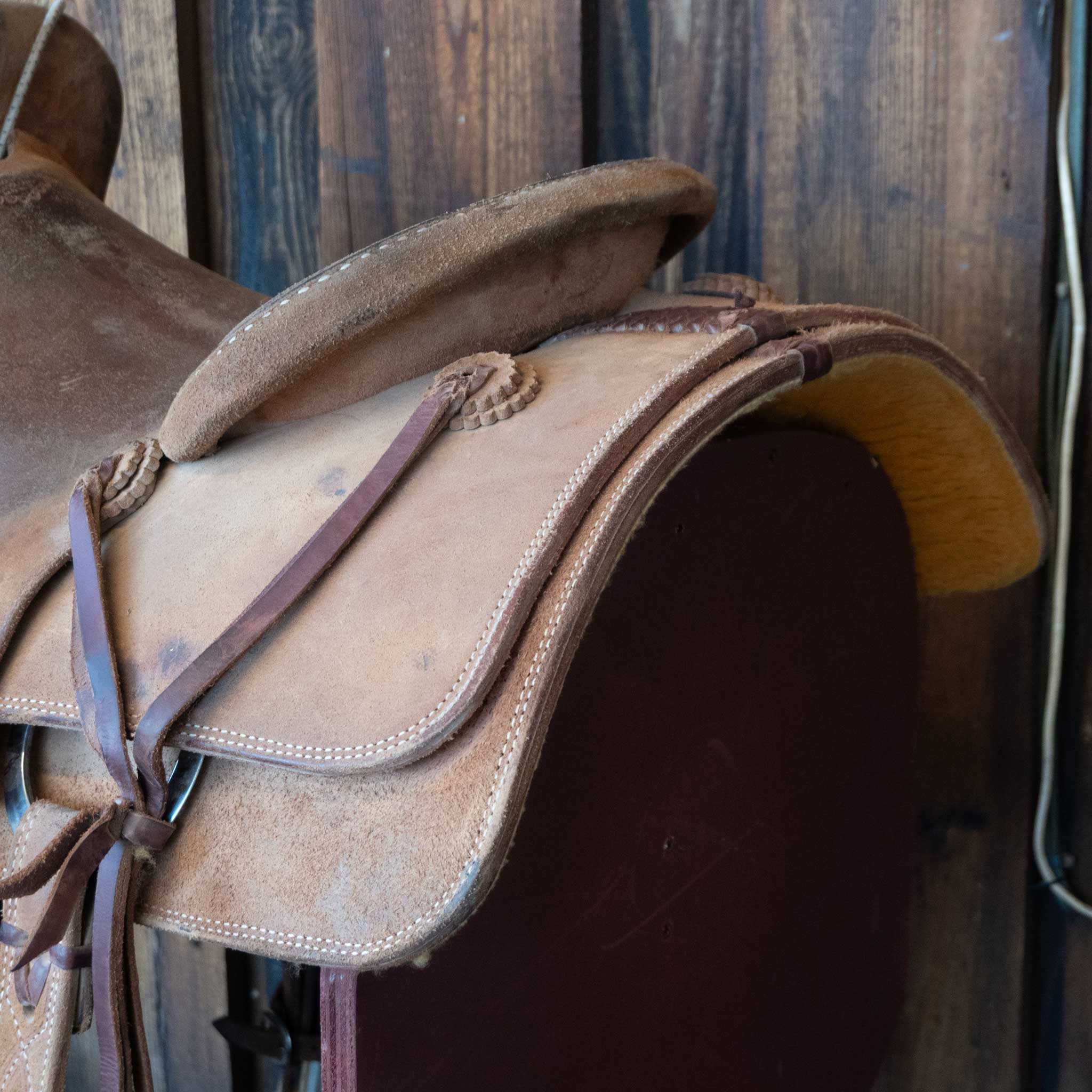 16" USED LUKE LANE RANCH SADDLE - Image 3