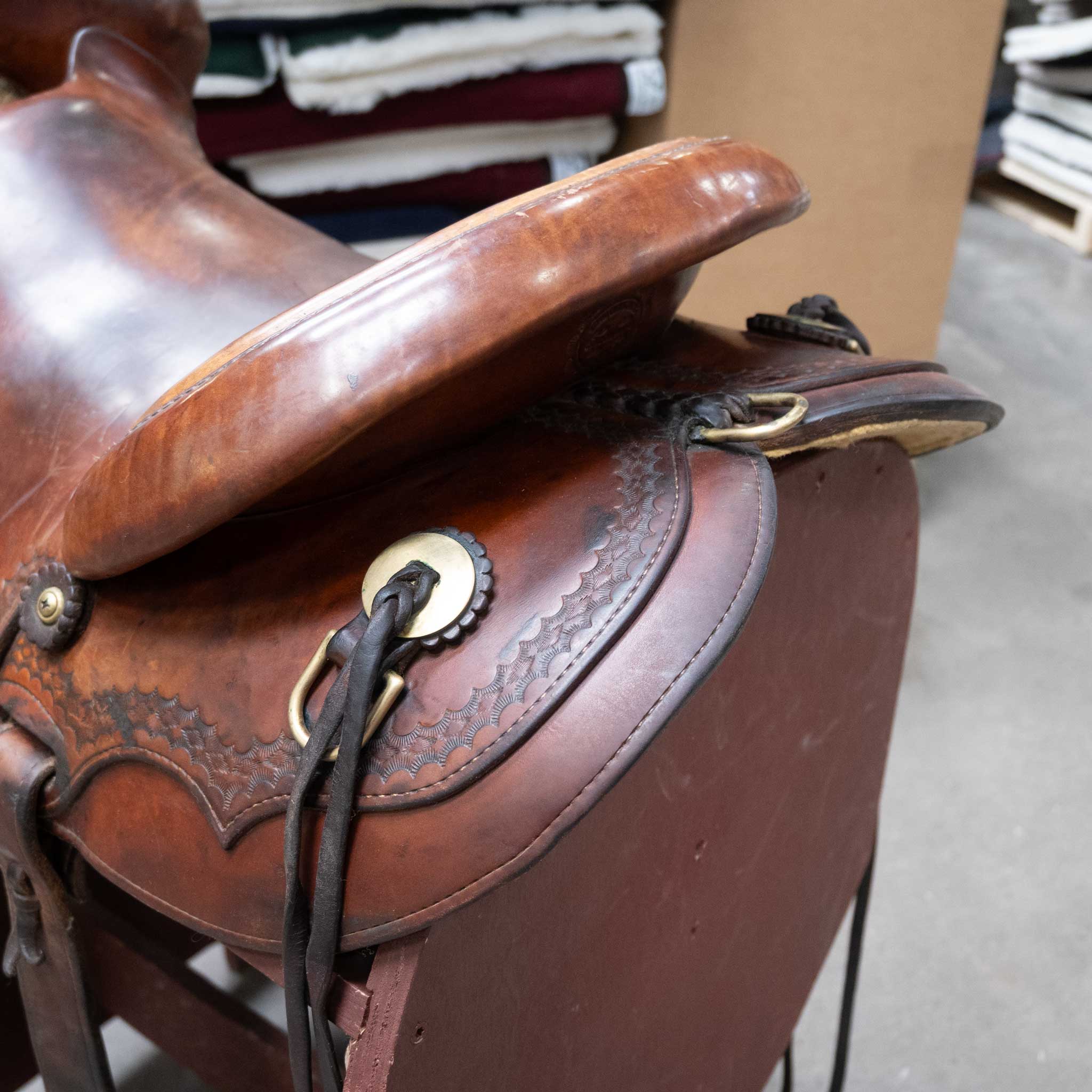 16" USED TRAIL CREEK TACK RANCH SADDLE - Image 3