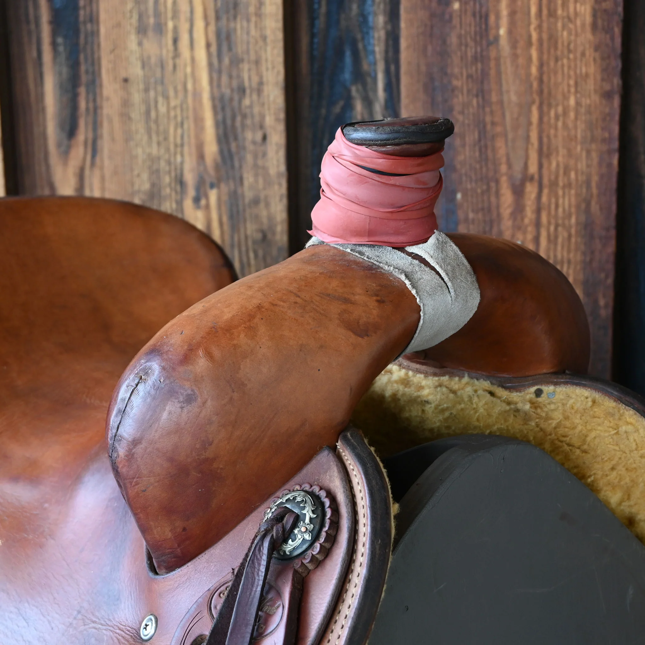 16" USED TRENT WARD RANCH SADDLE - Image 2