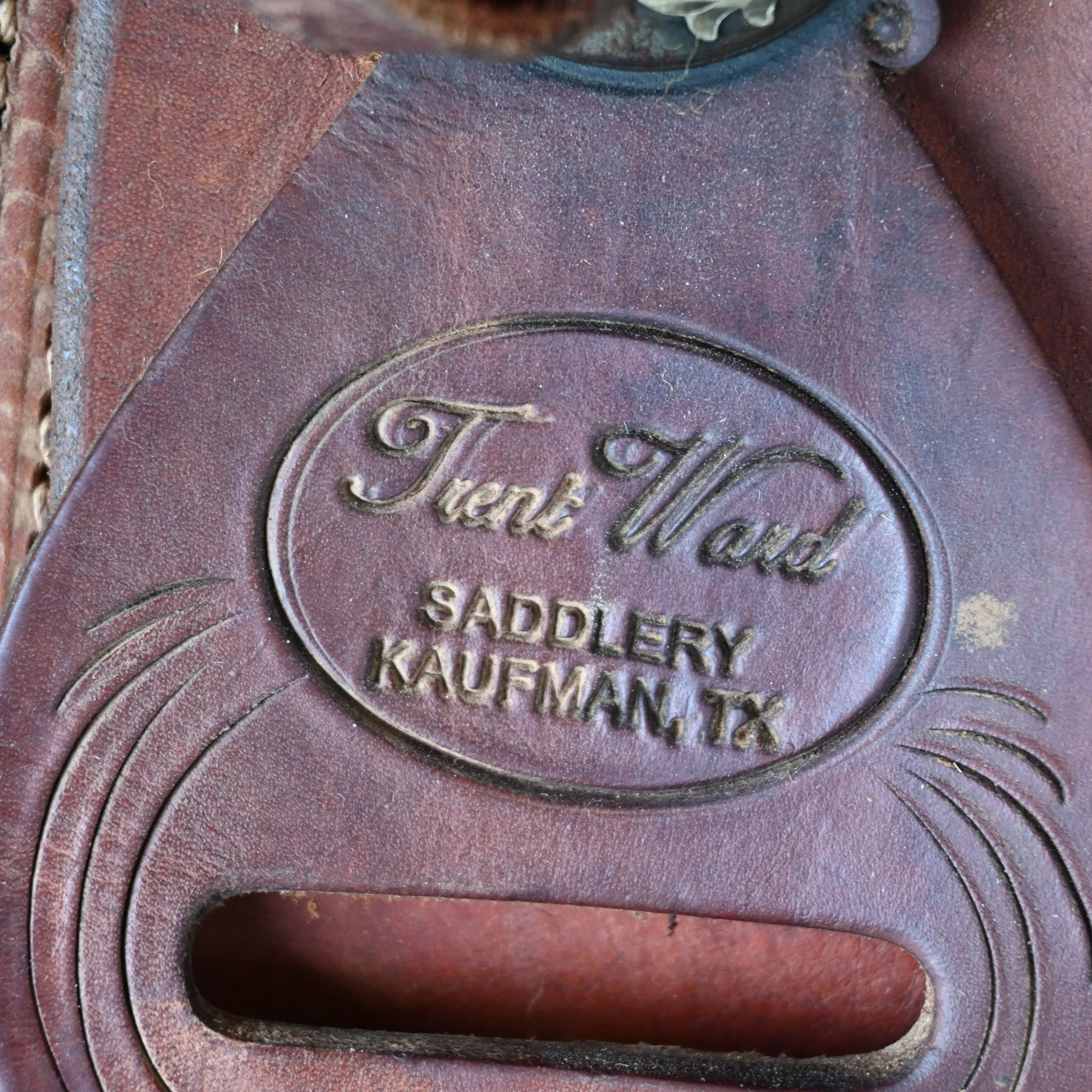 16" USED TRENT WARD RANCH SADDLE - Image 4