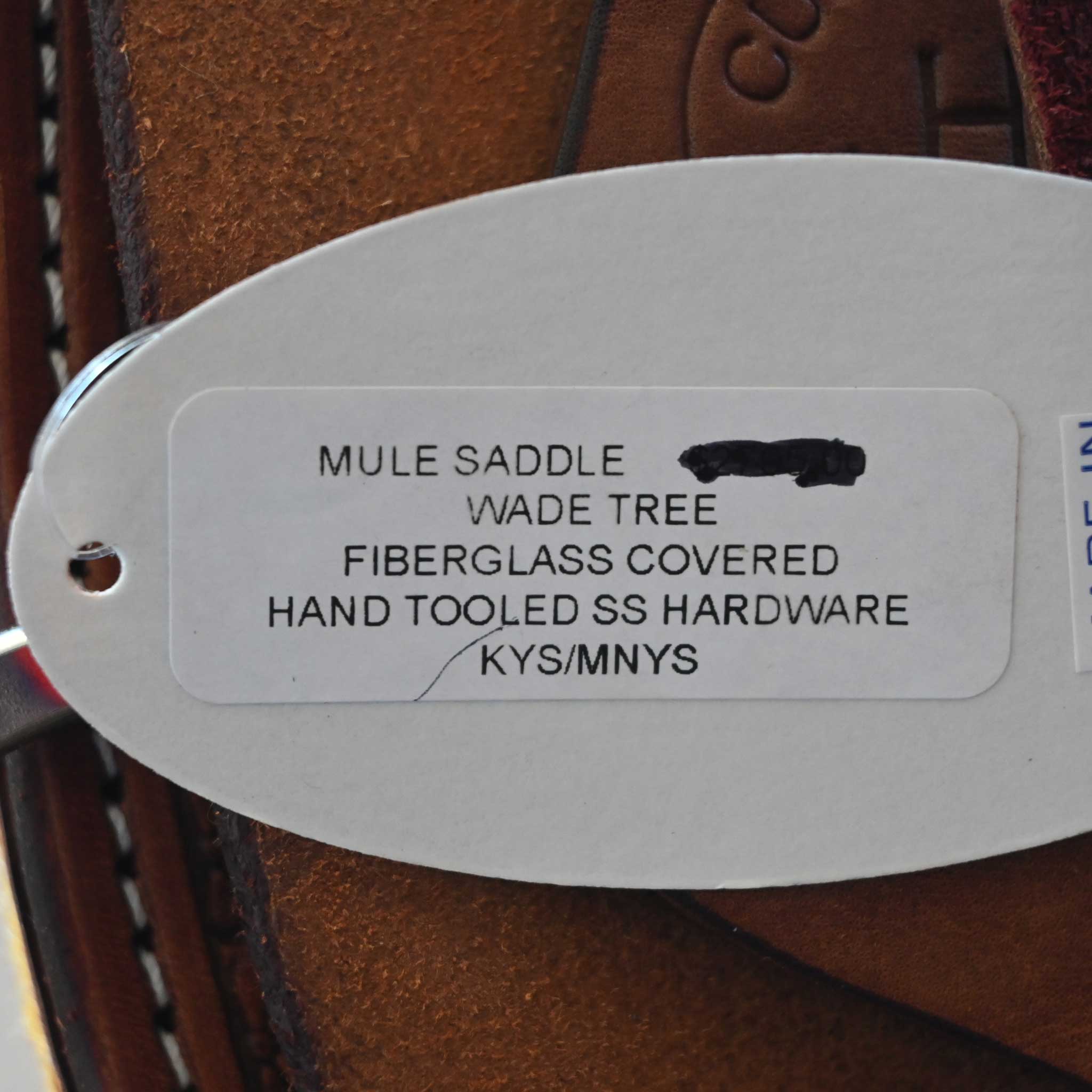 17.5" HR MULE WADE SADDLE - Image 3
