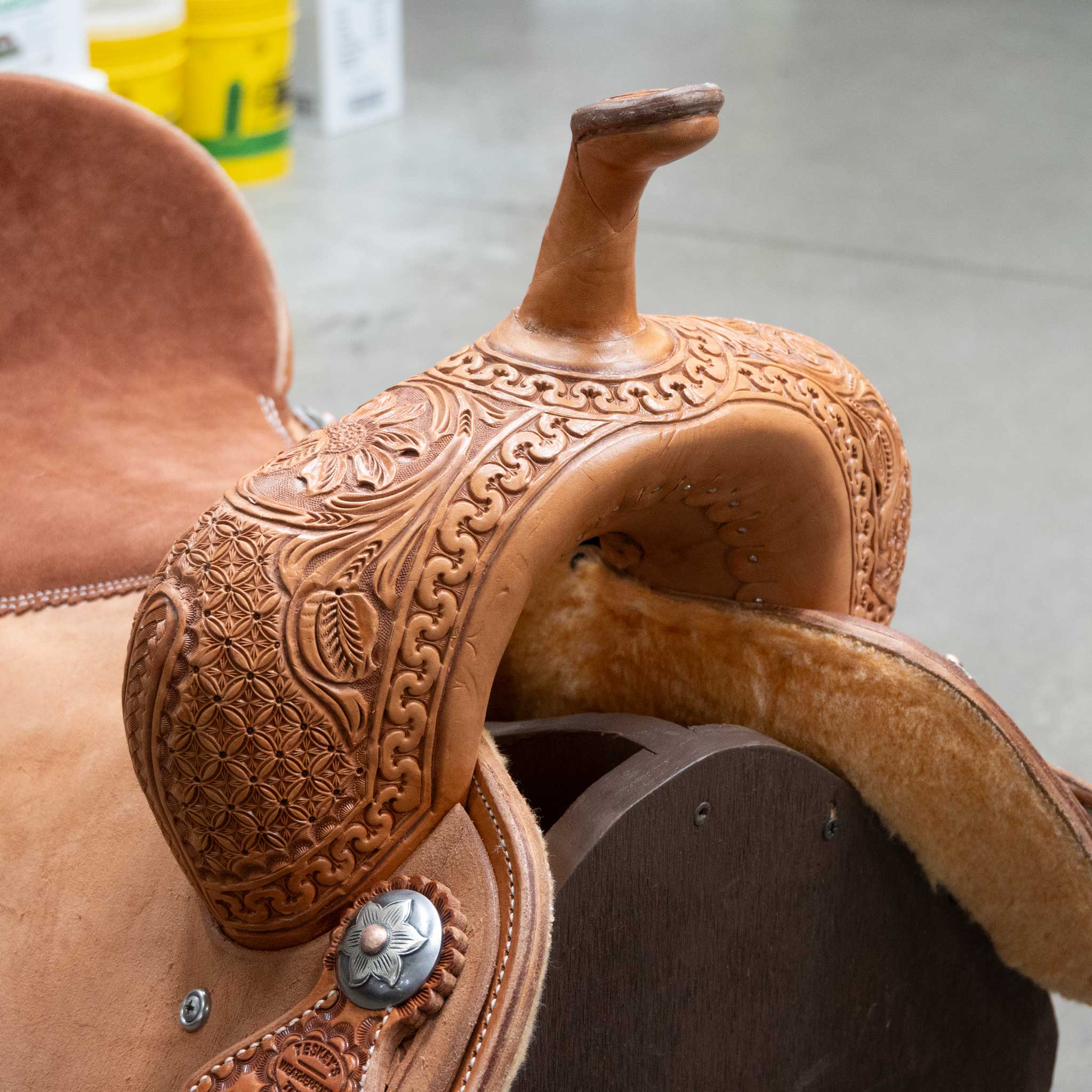 17" TESKEY'S BARREL SADDLE - Image 2