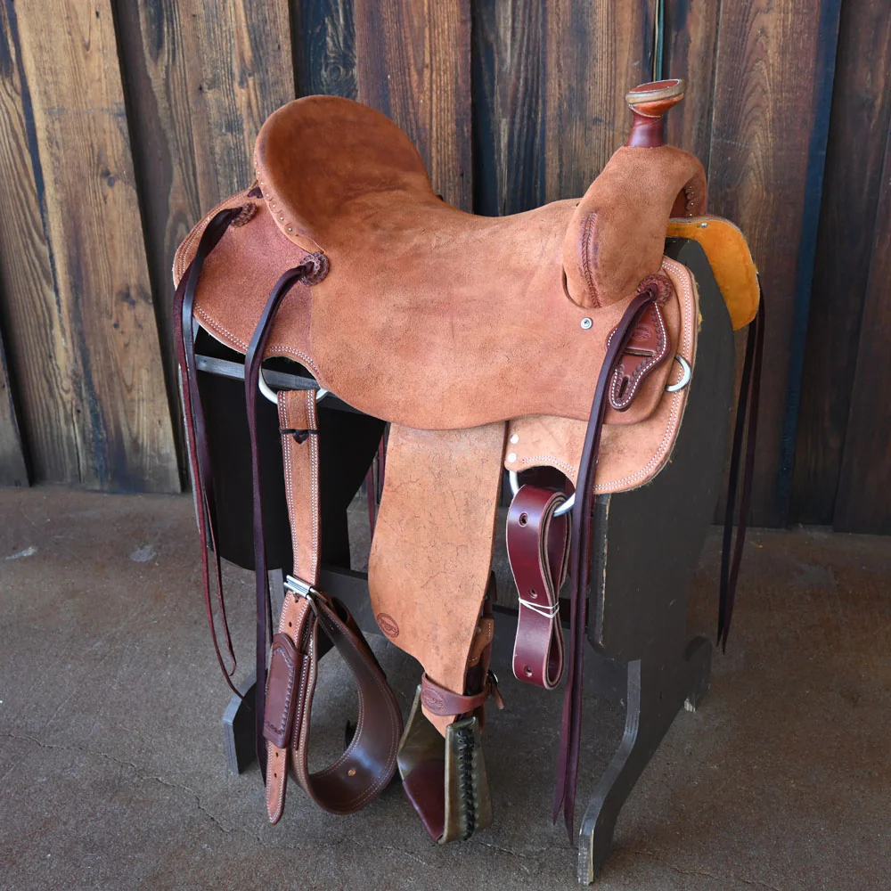 17" TESKEY'S STRIP DOWN RANCH SADDLE