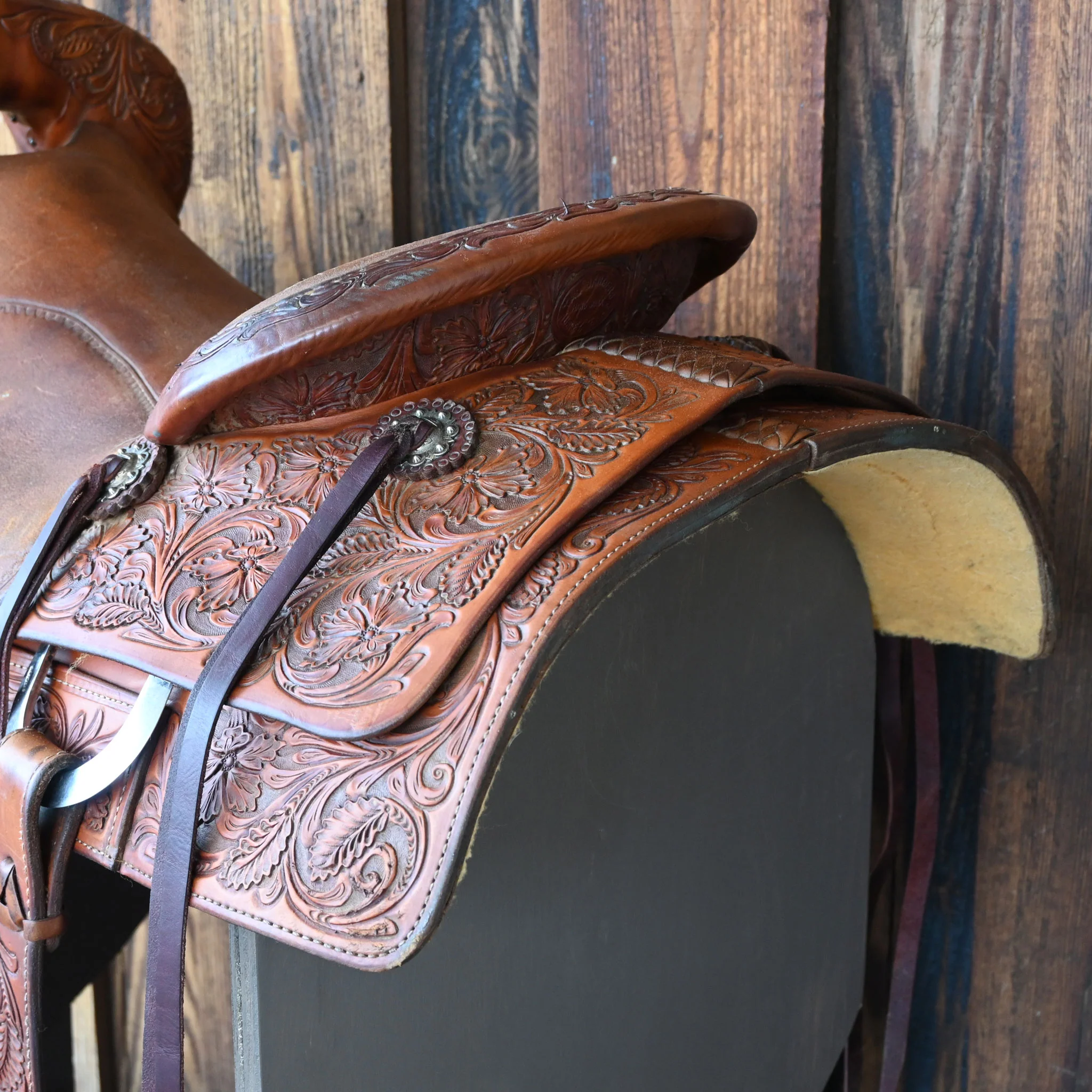 17" USED TAD SANDERS CUTTING SADDLE - Image 3